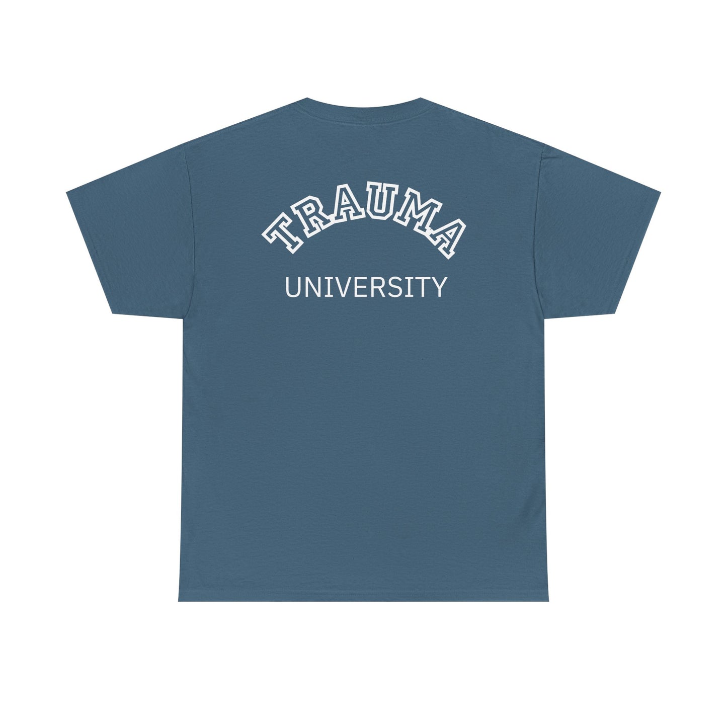 Trauma University Unisex Cotton Tee - Therapy T-shirt, Unique Gift For Therapists, Therapy Shirt, Therapist Gift