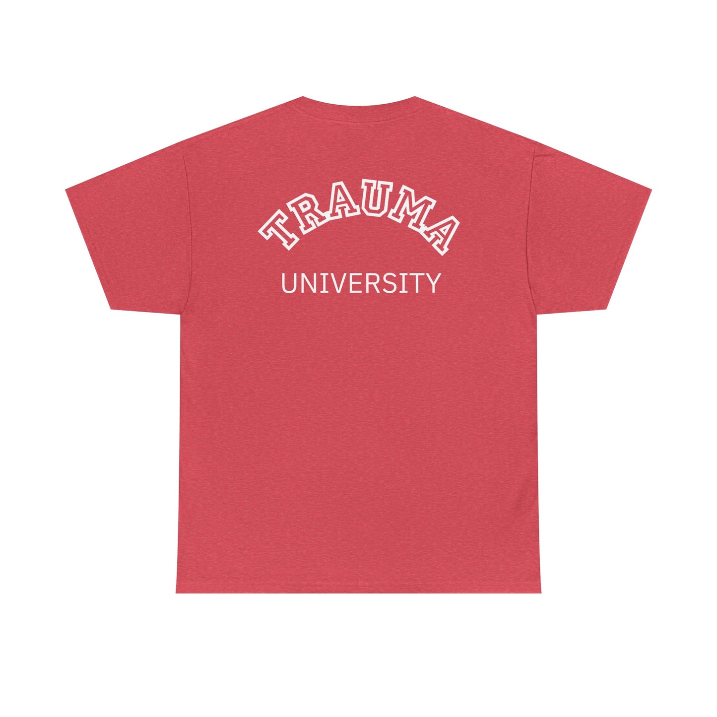 Trauma University Unisex Cotton Tee - Therapy T-shirt, Unique Gift For Therapists, Therapy Shirt, Therapist Gift