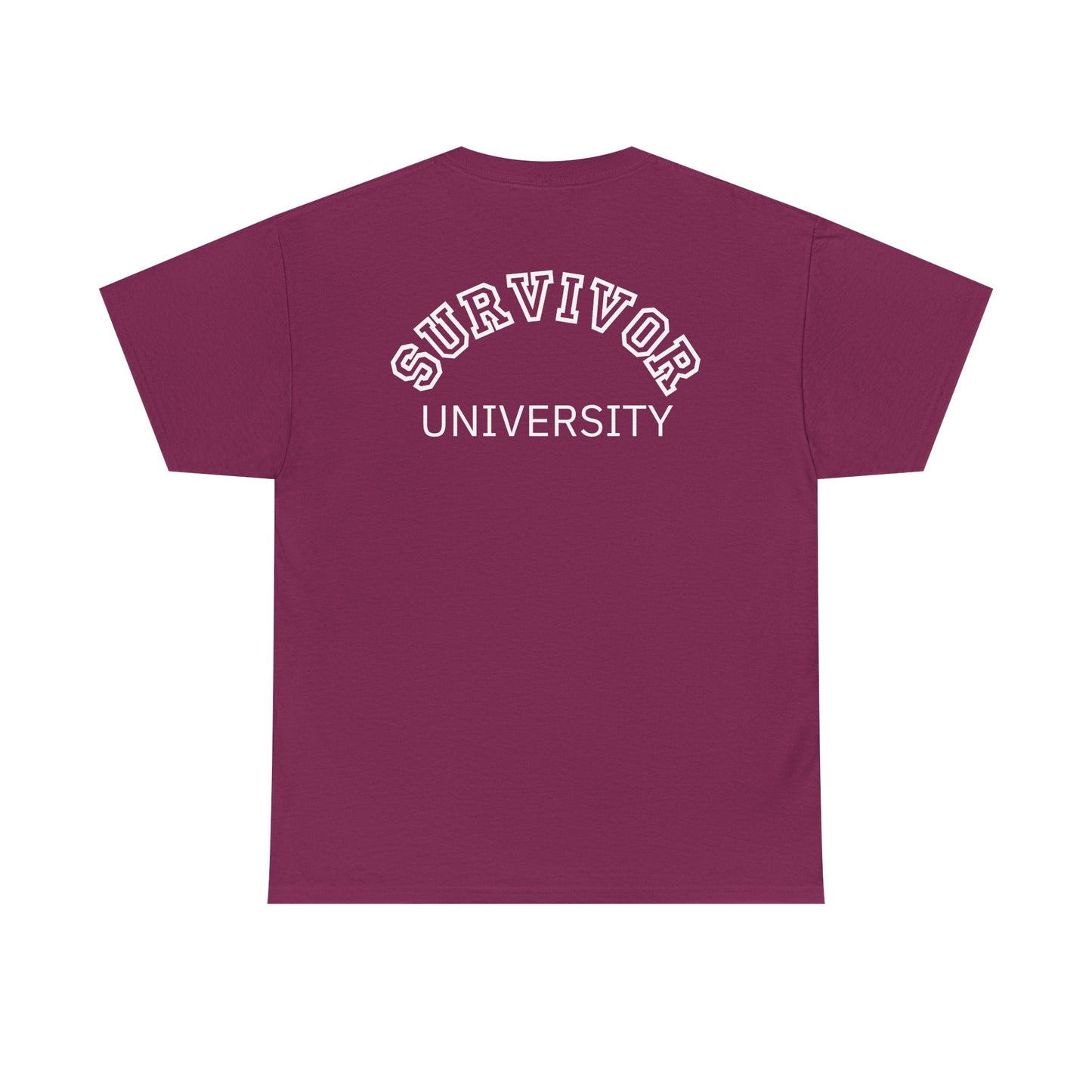 Survivor University Tee, Survivor T-shirt, Survivor Shirt, Gift for Therapist, Funny Gift for Therapist, Mental Health shirt, Mental Health T-shirt, Therapist Gift