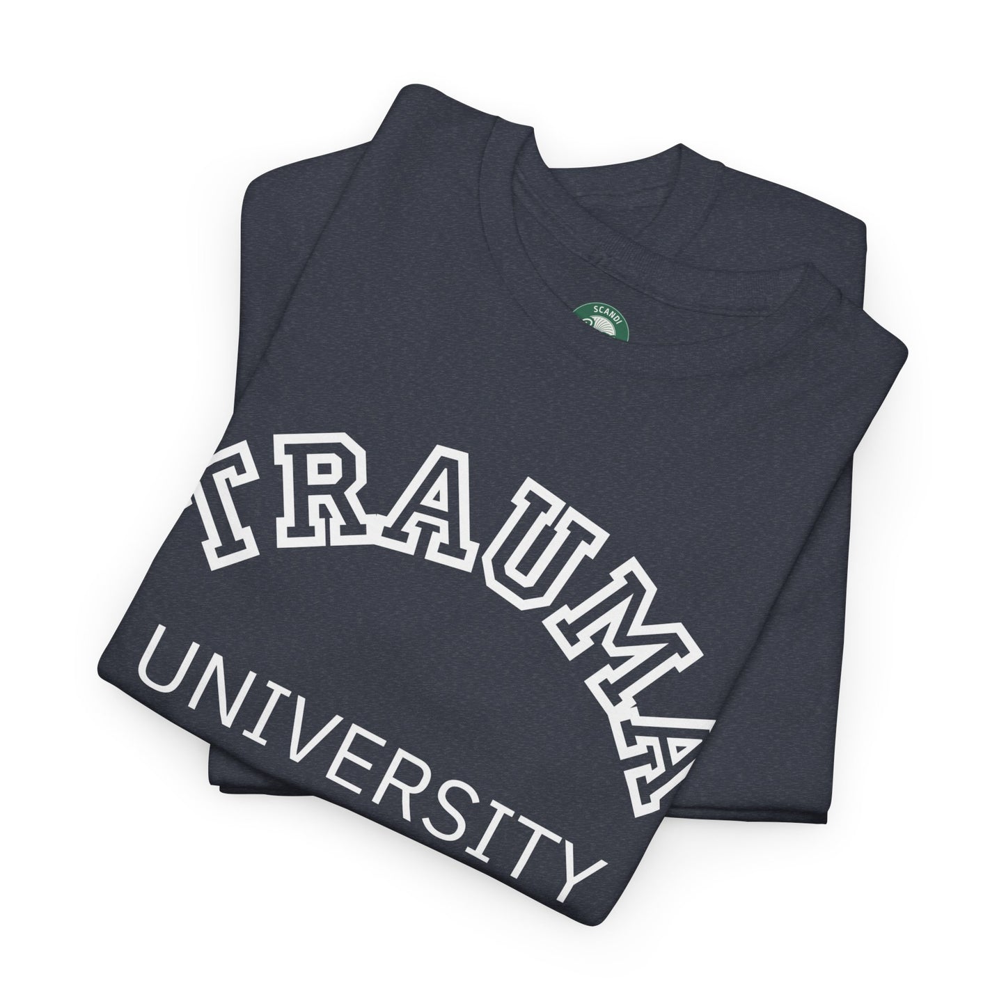 Trauma University Unisex Cotton Tee - Therapy T-shirt, Unique Gift For Therapists, Therapy Shirt, Therapist Gift