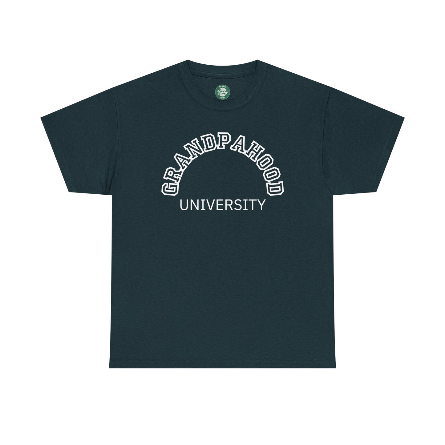 Grandpahood University T-Shirt Gift Announcement Pregnancy Grandpa Tee