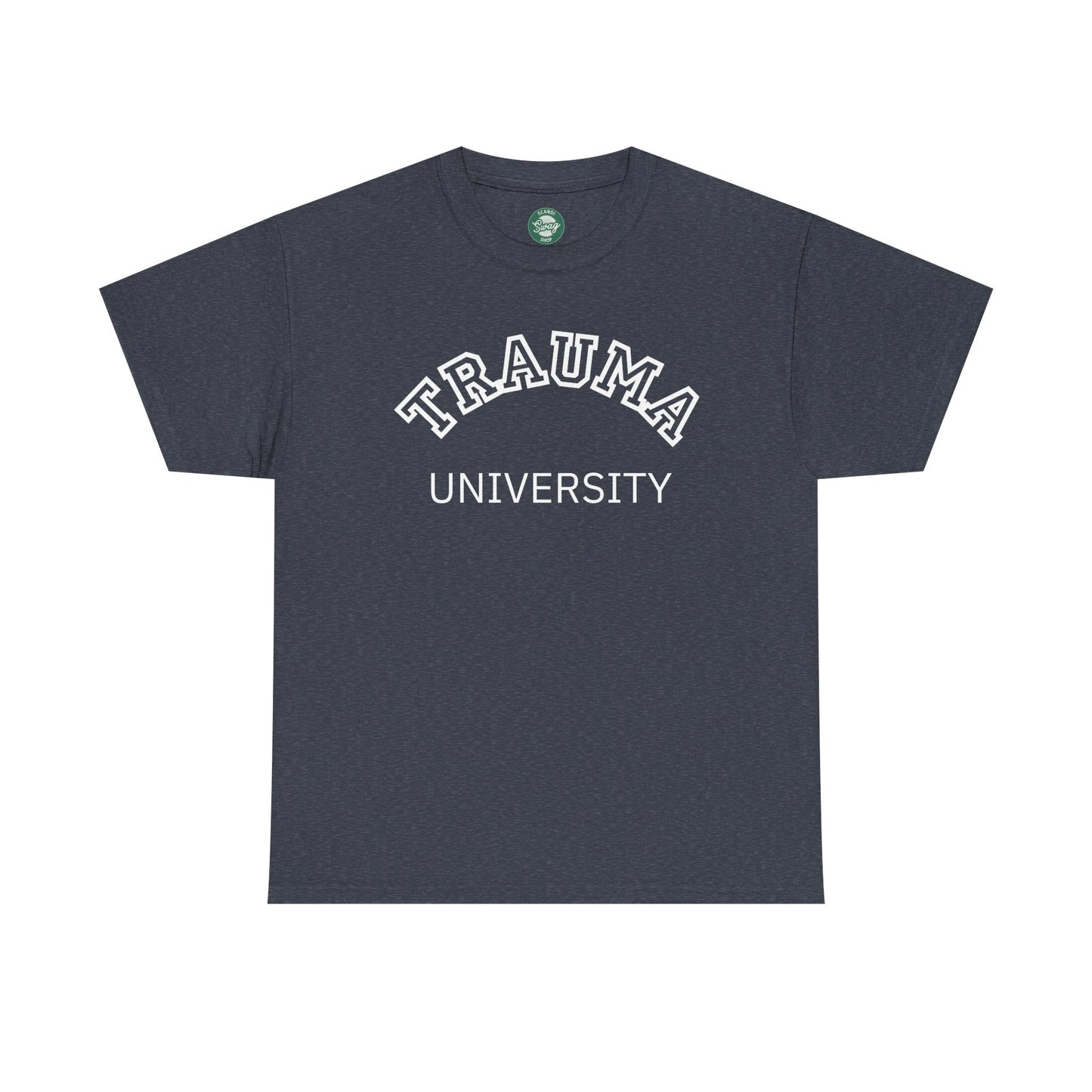 Trauma University Unisex Cotton Tee - Therapy T-shirt, Unique Gift For Therapists, Therapy Shirt, Therapist Gift