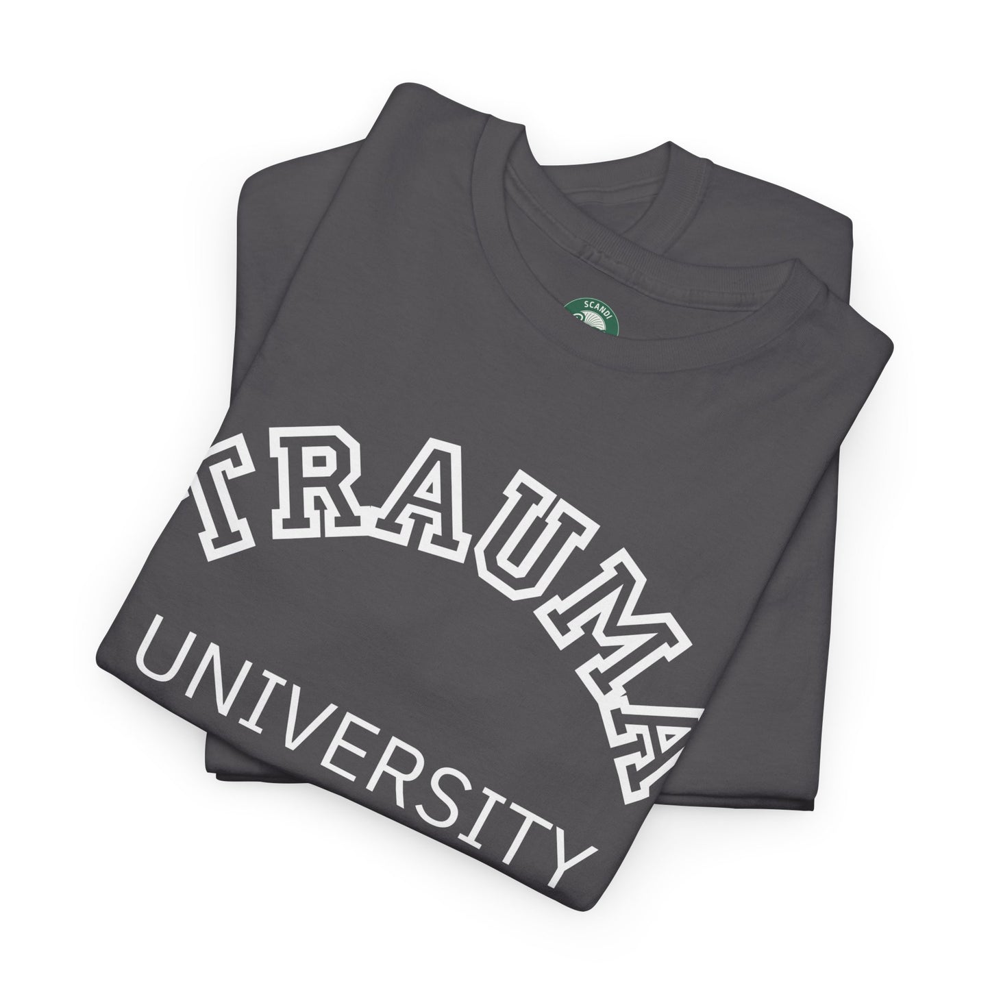Trauma University Unisex Cotton Tee - Therapy T-shirt, Unique Gift For Therapists, Therapy Shirt, Therapist Gift