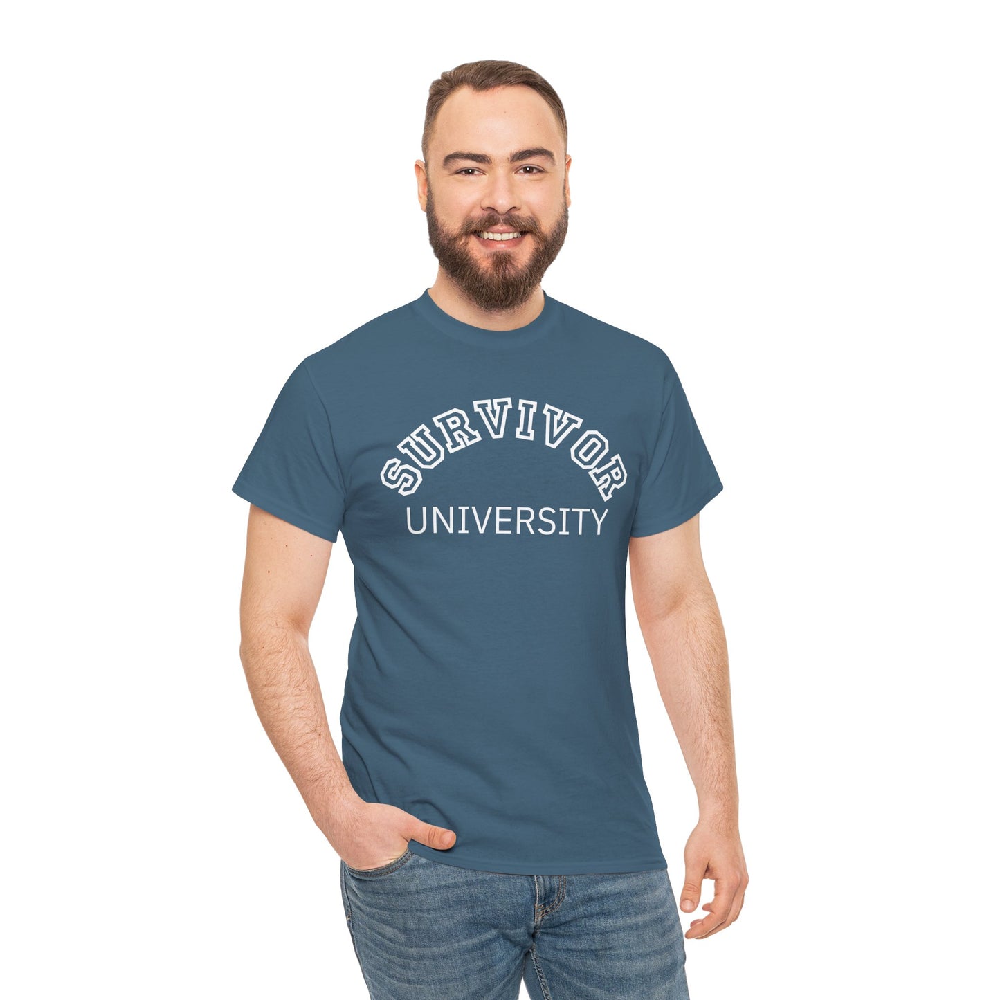 Survivor University Tee, Survivor T-shirt, Survivor Shirt, Gift for Therapist, Funny Gift for Therapist, Mental Health shirt, Mental Health T-shirt, Therapist Gift