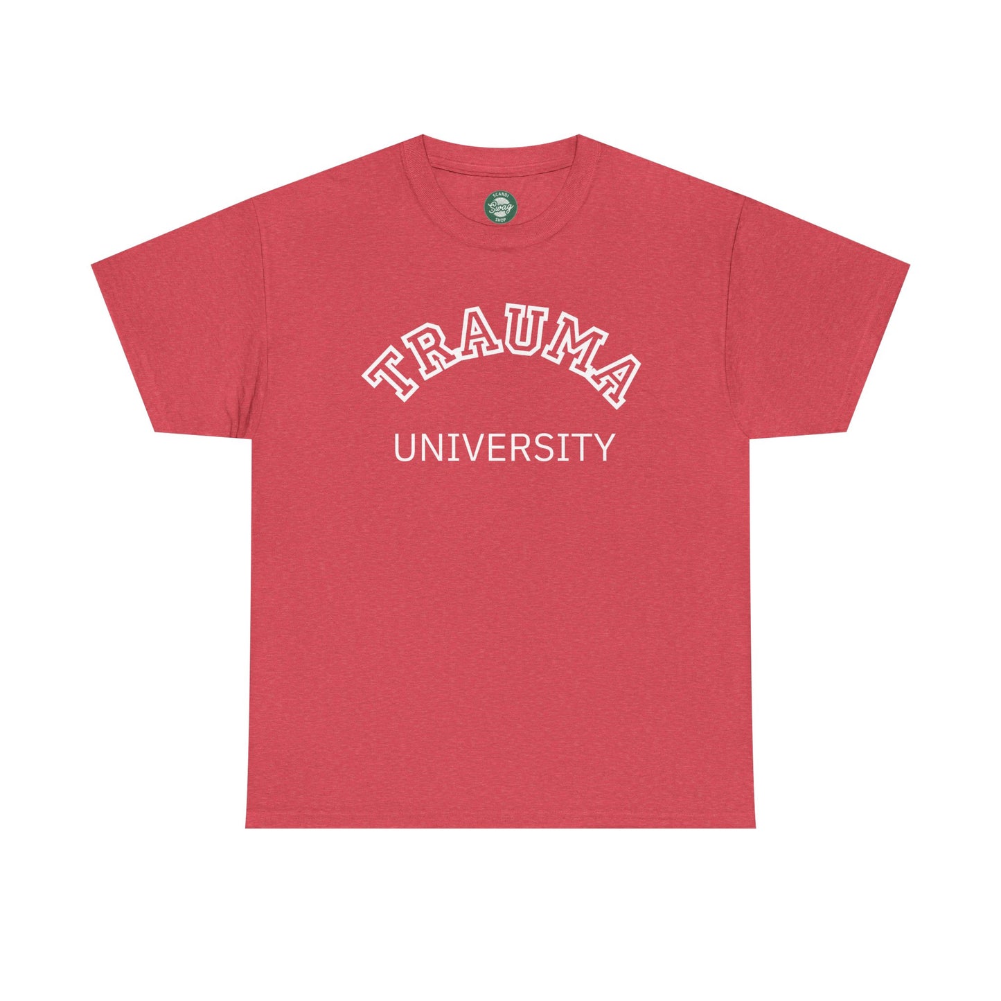 Trauma University Unisex Cotton Tee - Therapy T-shirt, Unique Gift For Therapists, Therapy Shirt, Therapist Gift