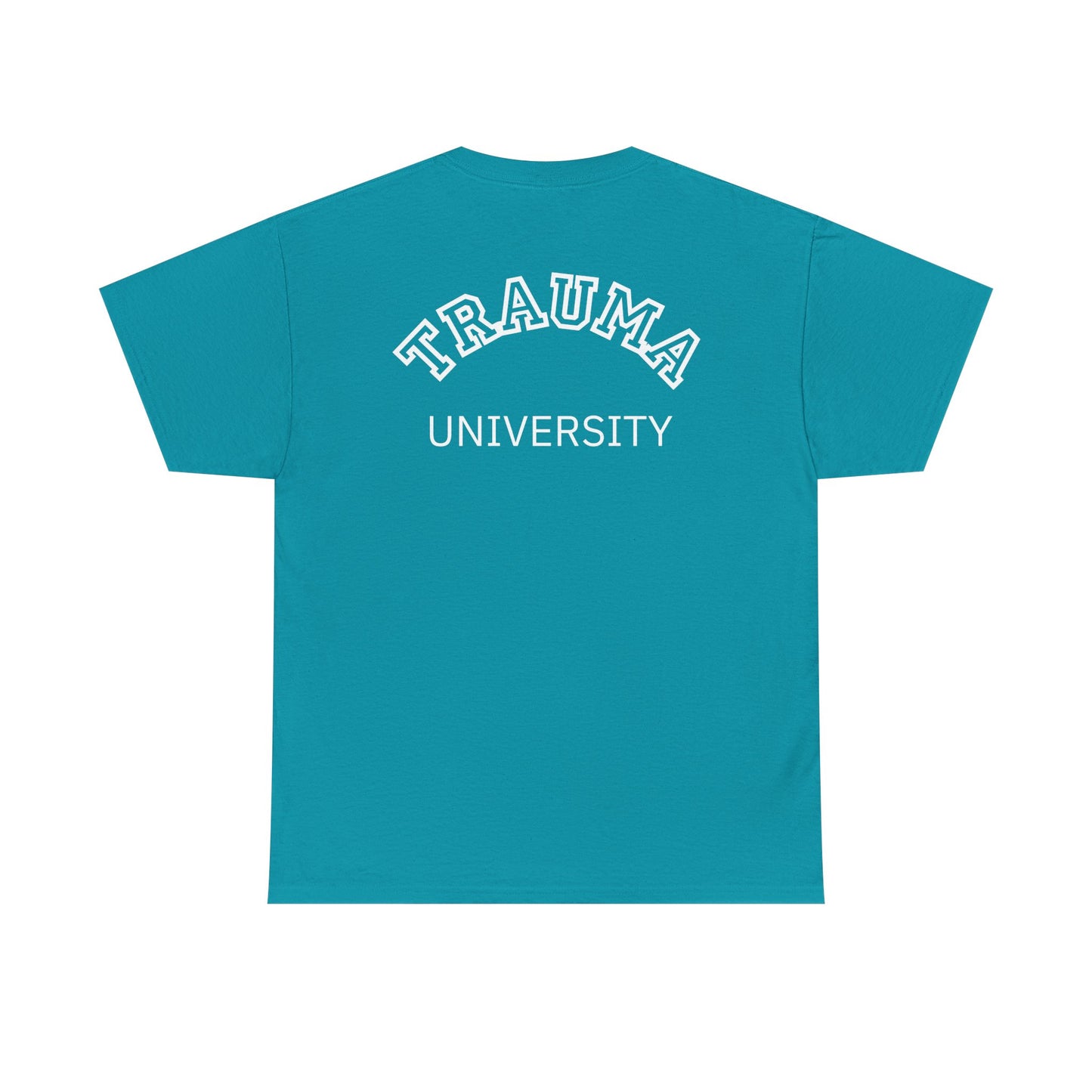 Trauma University Unisex Cotton Tee - Therapy T-shirt, Unique Gift For Therapists, Therapy Shirt, Therapist Gift