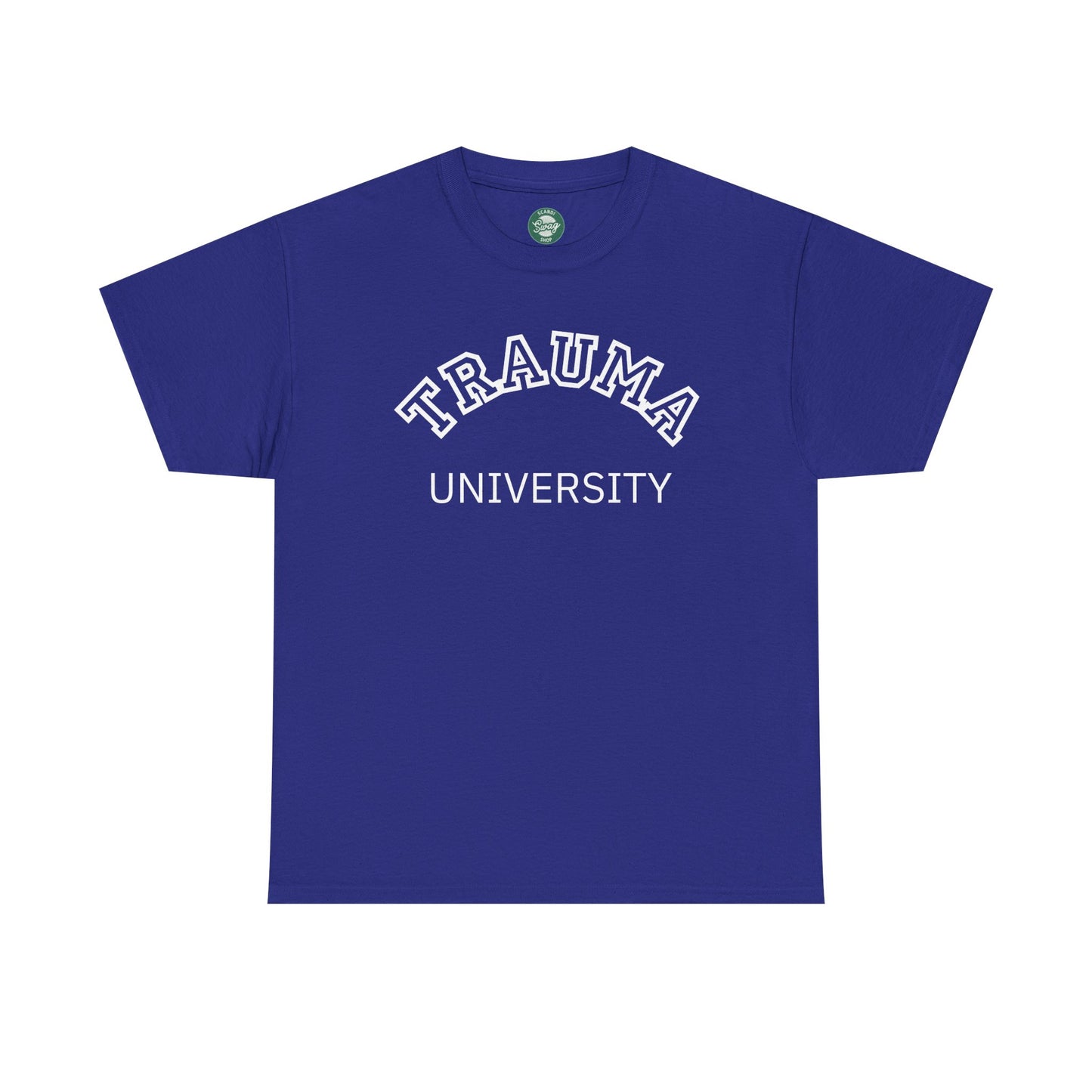 Trauma University Unisex Cotton Tee - Therapy T-shirt, Unique Gift For Therapists, Therapy Shirt, Therapist Gift