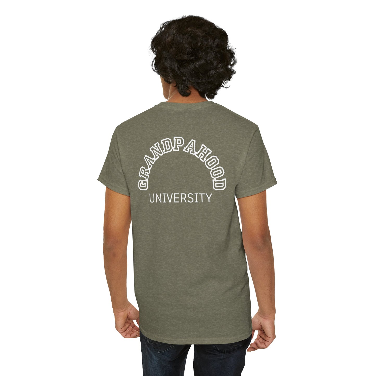 Grandpahood University T-Shirt Gift Announcement Pregnancy Grandpa Tee