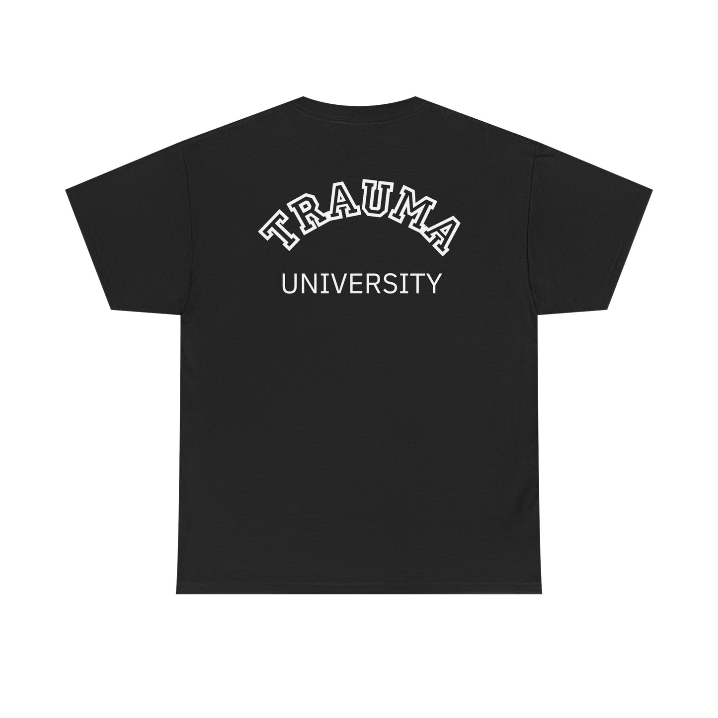 Trauma University Unisex Cotton Tee - Therapy T-shirt, Unique Gift For Therapists, Therapy Shirt, Therapist Gift