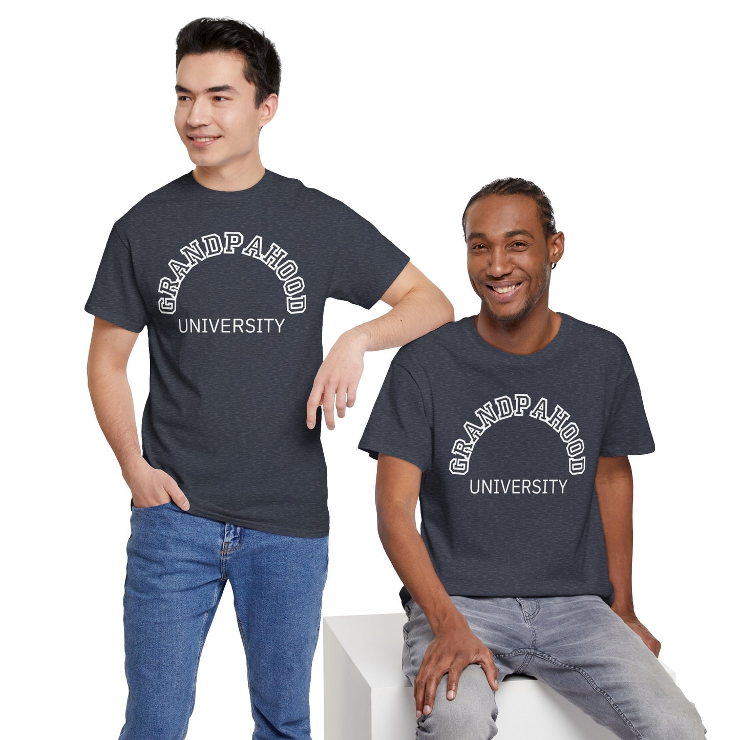 Grandpahood University T-Shirt Gift Announcement Pregnancy Grandpa Tee