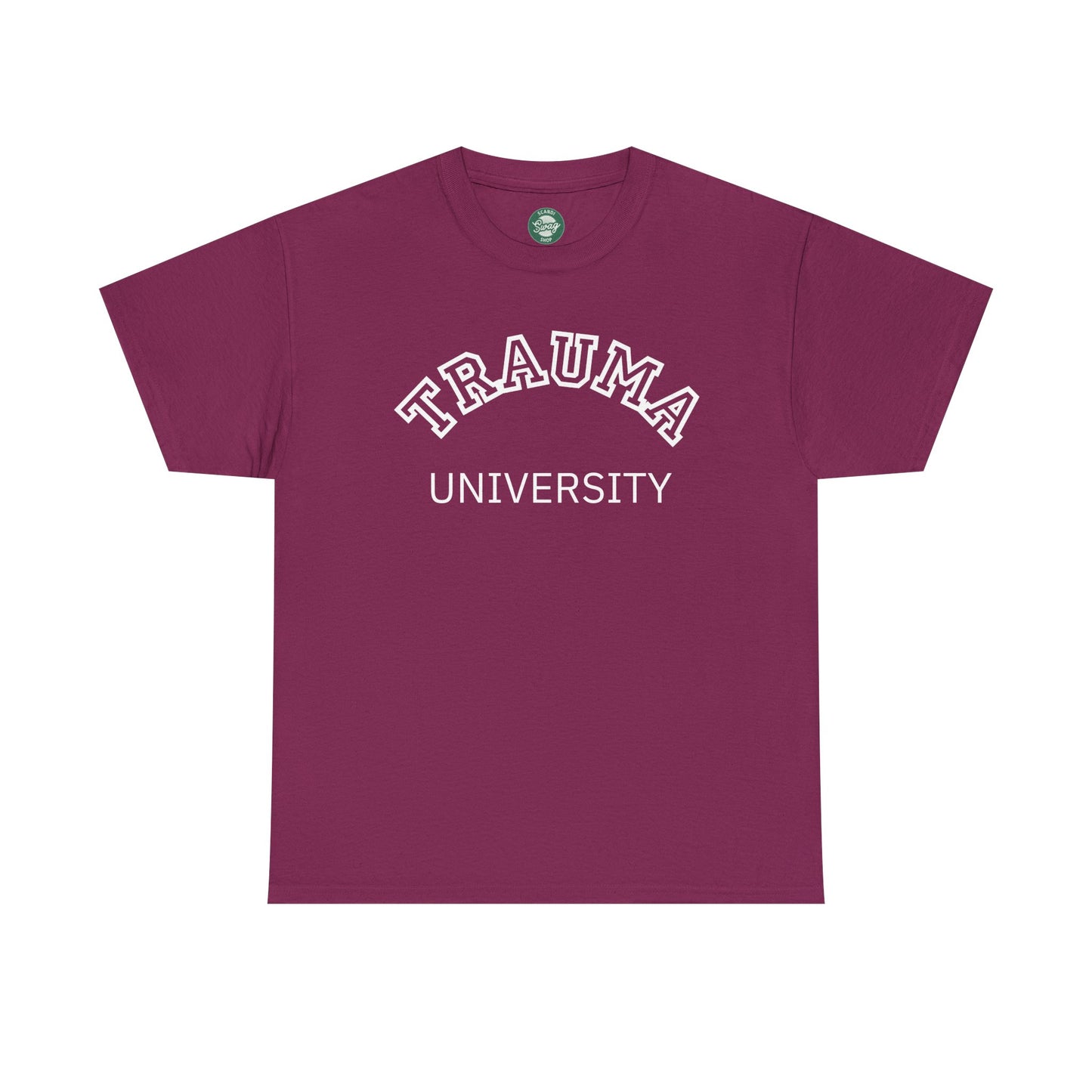 Trauma University Unisex Cotton Tee - Therapy T-shirt, Unique Gift For Therapists, Therapy Shirt, Therapist Gift