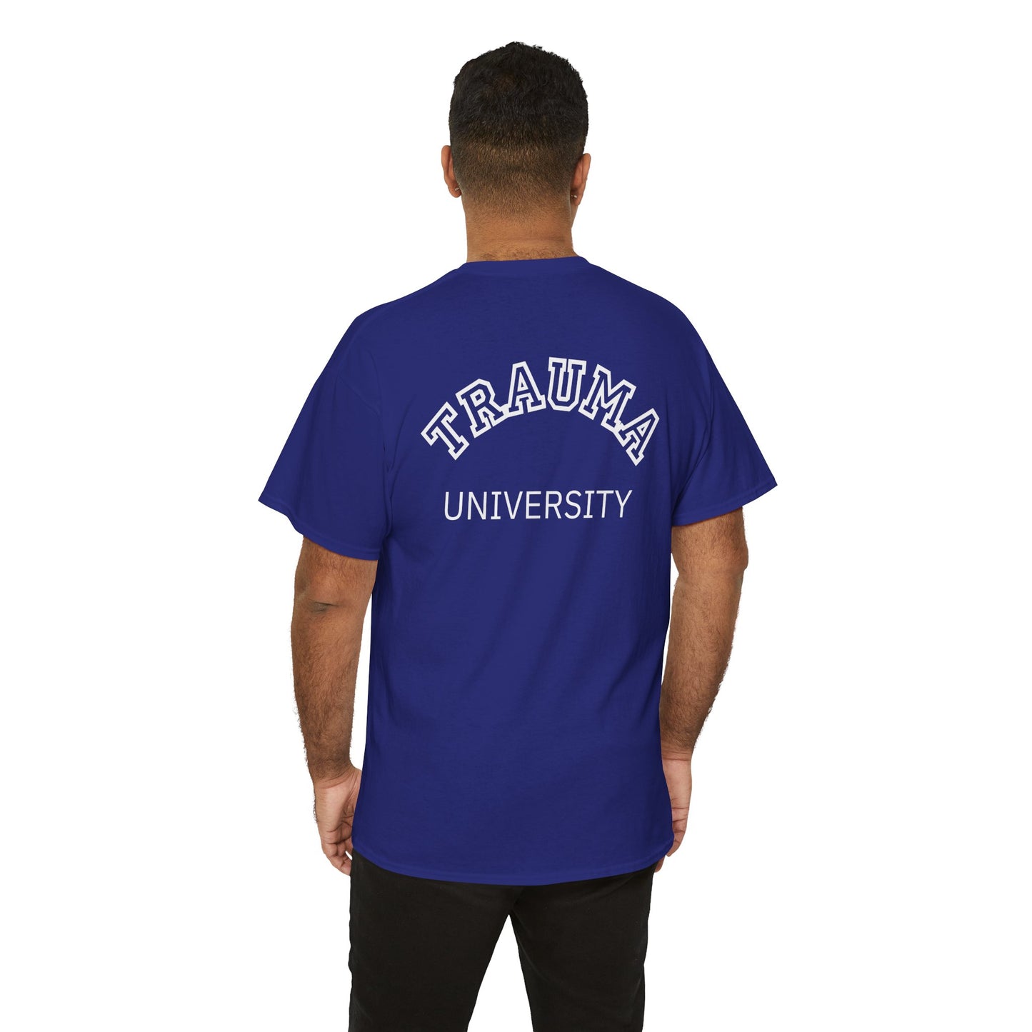 Trauma University Unisex Cotton Tee - Therapy T-shirt, Unique Gift For Therapists, Therapy Shirt, Therapist Gift