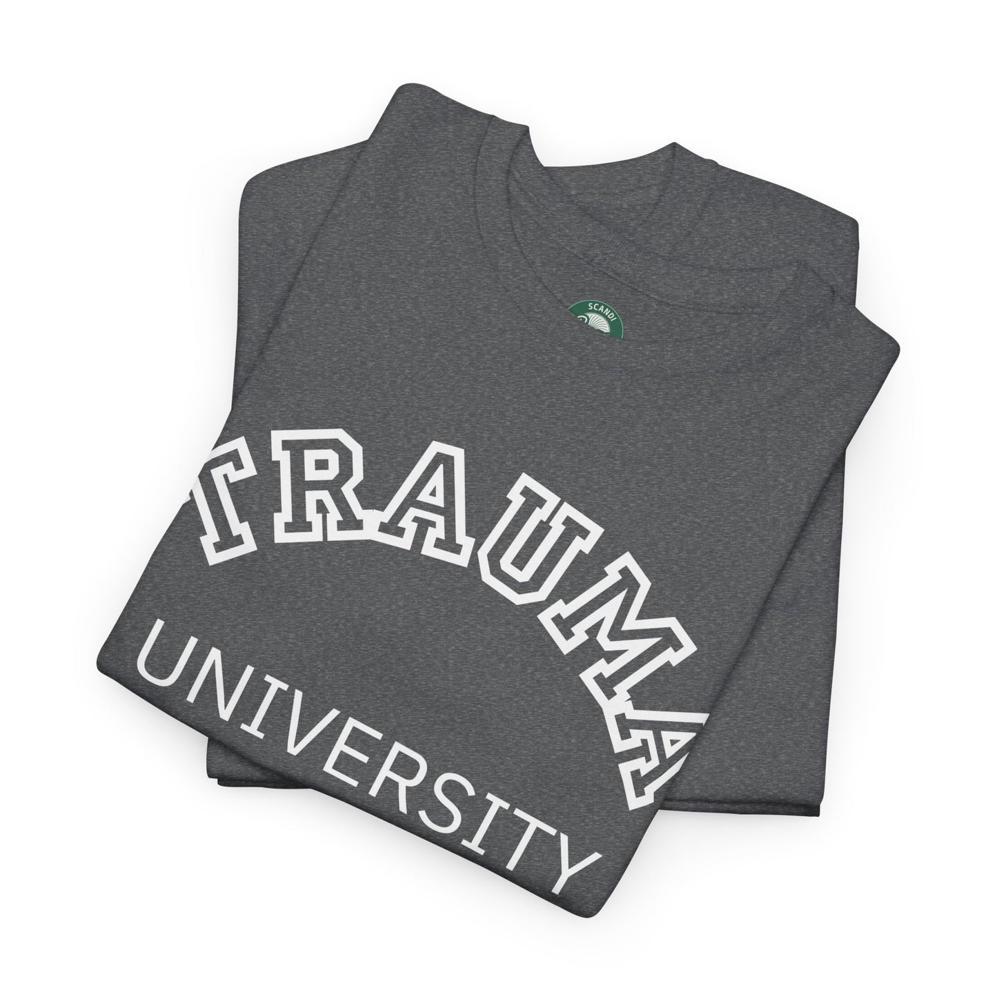 Trauma University Unisex Cotton Tee - Therapy T-shirt, Unique Gift For Therapists, Therapy Shirt, Therapist Gift
