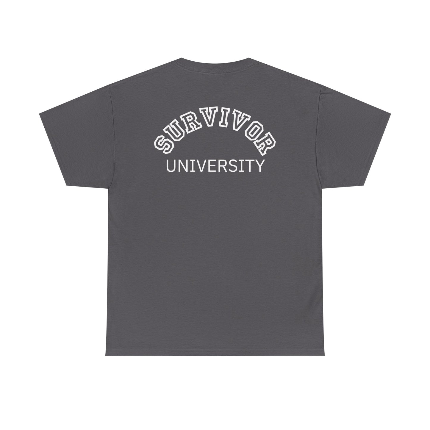 Survivor University Tee, Survivor T-shirt, Survivor Shirt, Gift for Therapist, Funny Gift for Therapist, Mental Health shirt, Mental Health T-shirt, Therapist Gift
