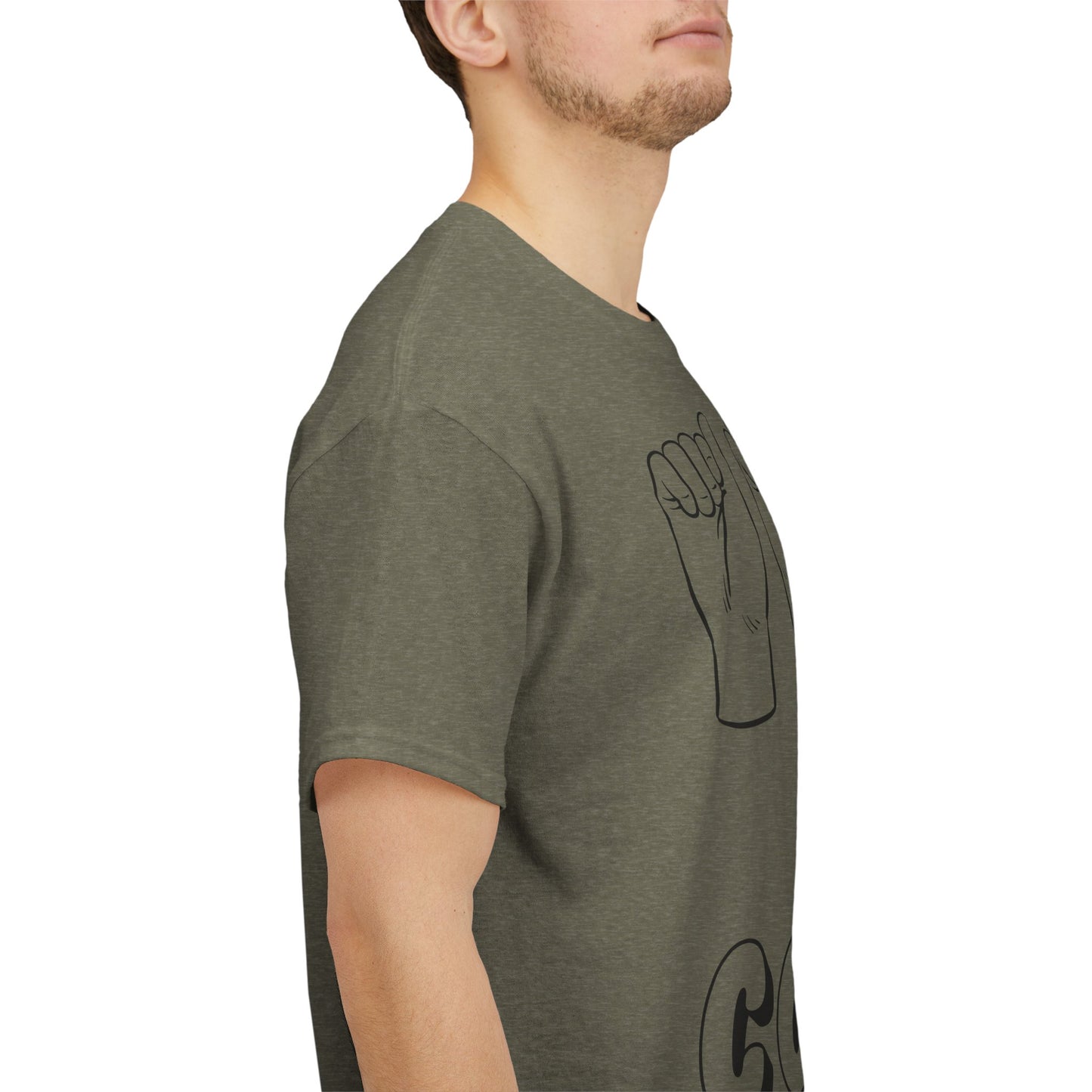 ASL Is Cool, Cool Sign Language Tee, Unisex Cotton Shirt, Gift for ASL Lovers, Fun Casual Wear, Communication Awareness