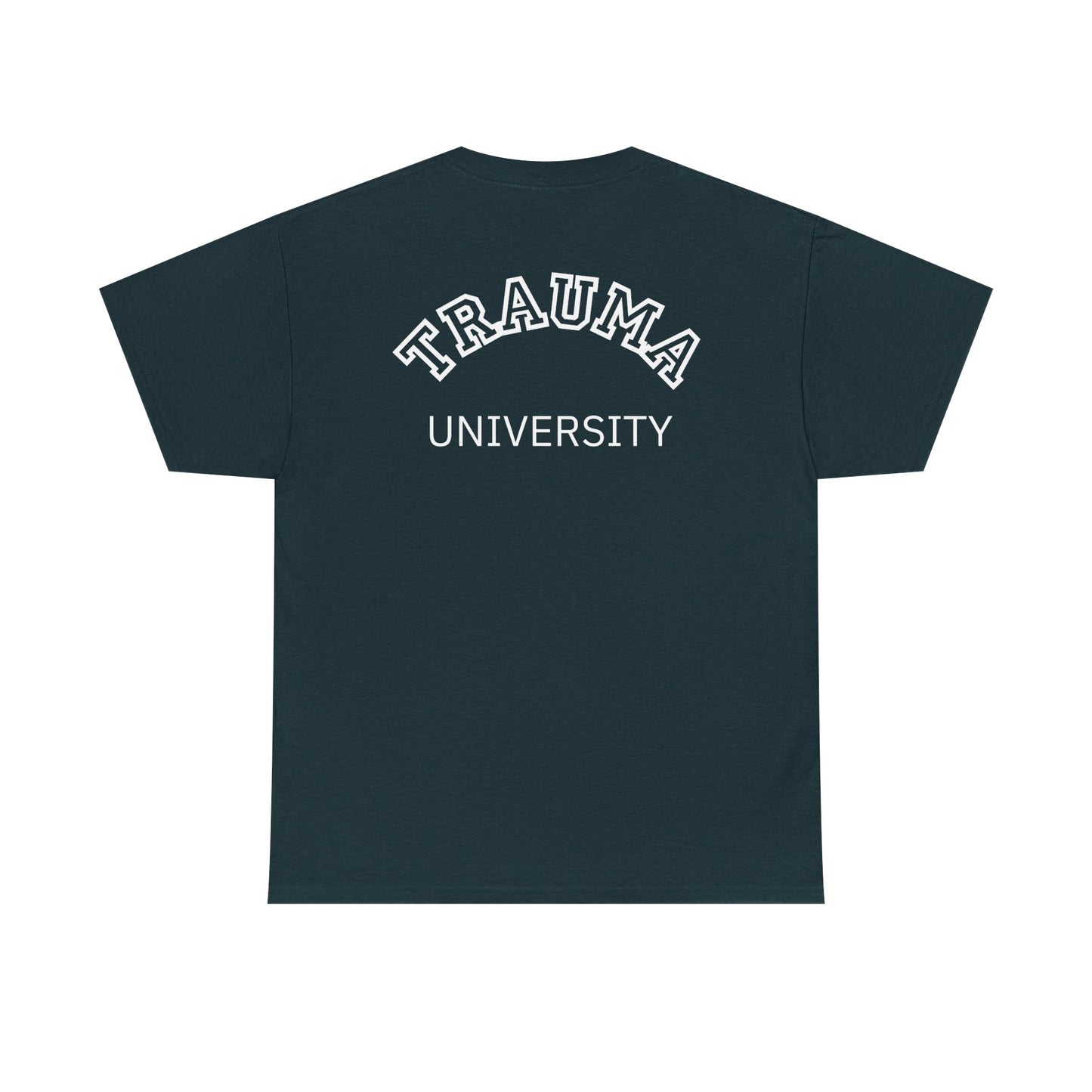 Trauma University Unisex Cotton Tee - Therapy T-shirt, Unique Gift For Therapists, Therapy Shirt, Therapist Gift