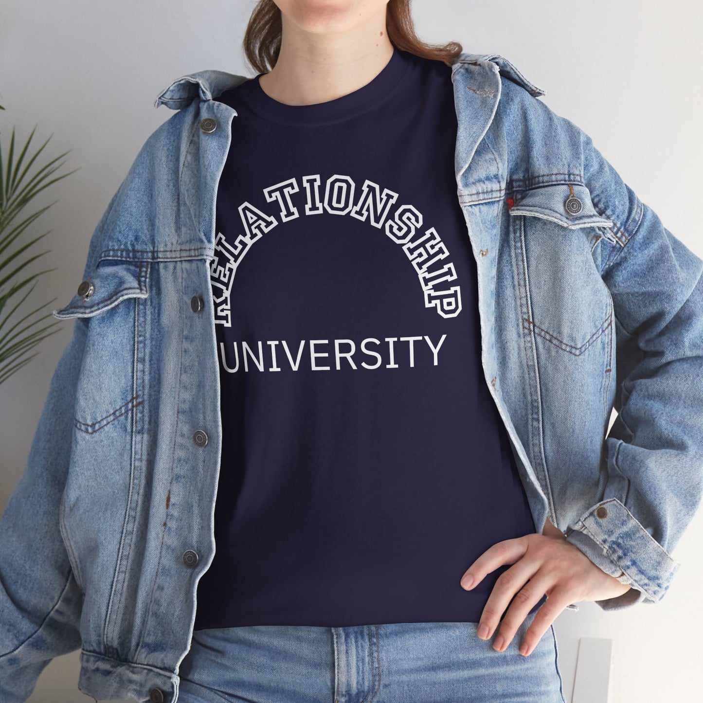 Relationship University Tee - Funny Unisex Cotton Shirt for Couples