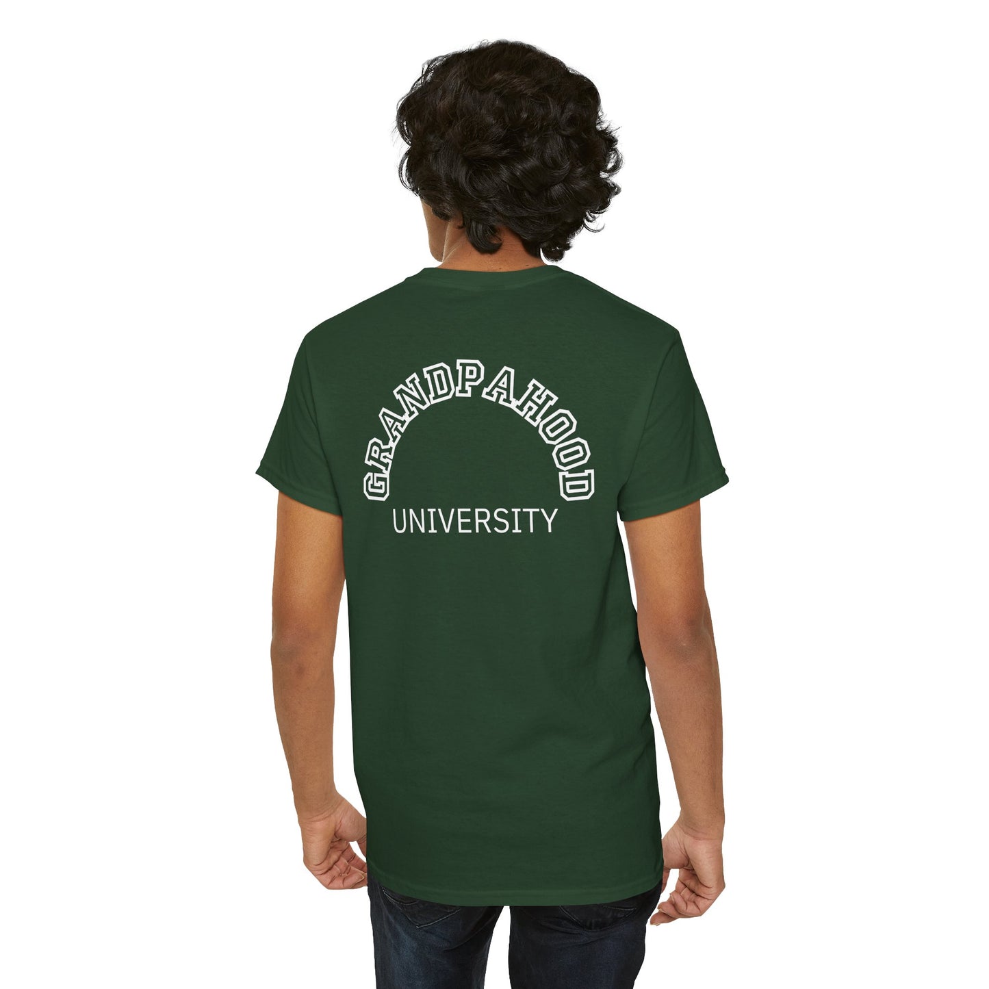 Grandpahood University T-Shirt Gift Announcement Pregnancy Grandpa Tee