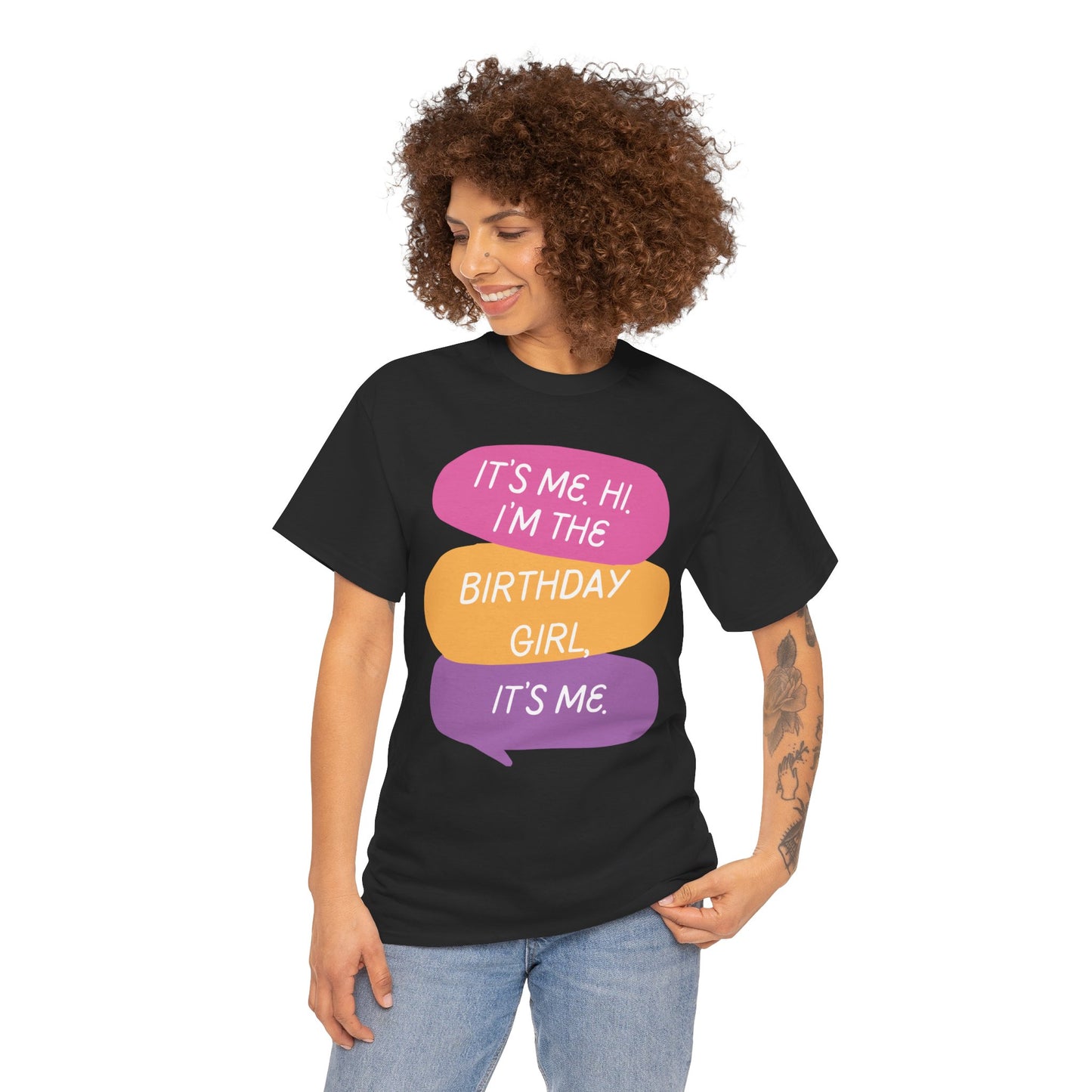 Birthday Girl Unisex Tee - It's Me Hi I'm the Birthday Girl, It's Me Funny T-Shirt