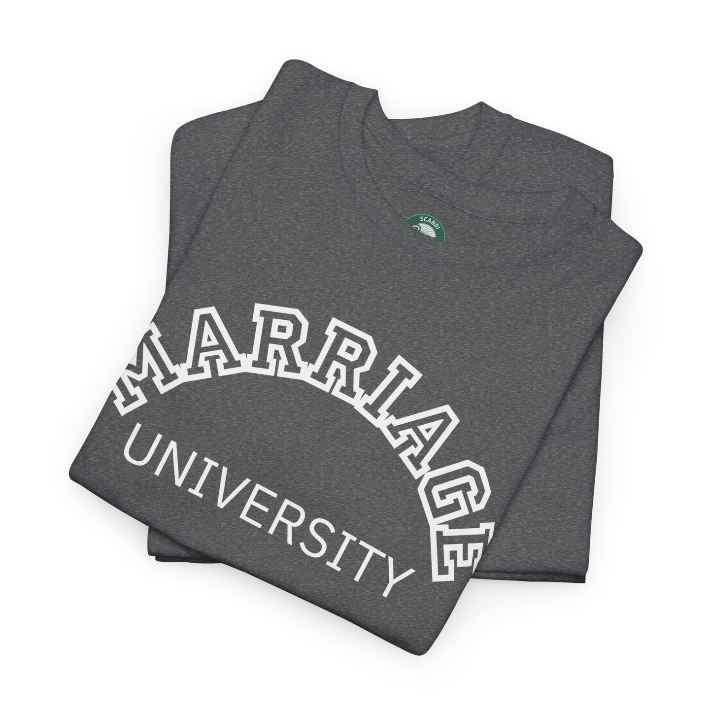 Marriage University Tee - Funny Unisex Cotton Shirt for Couples