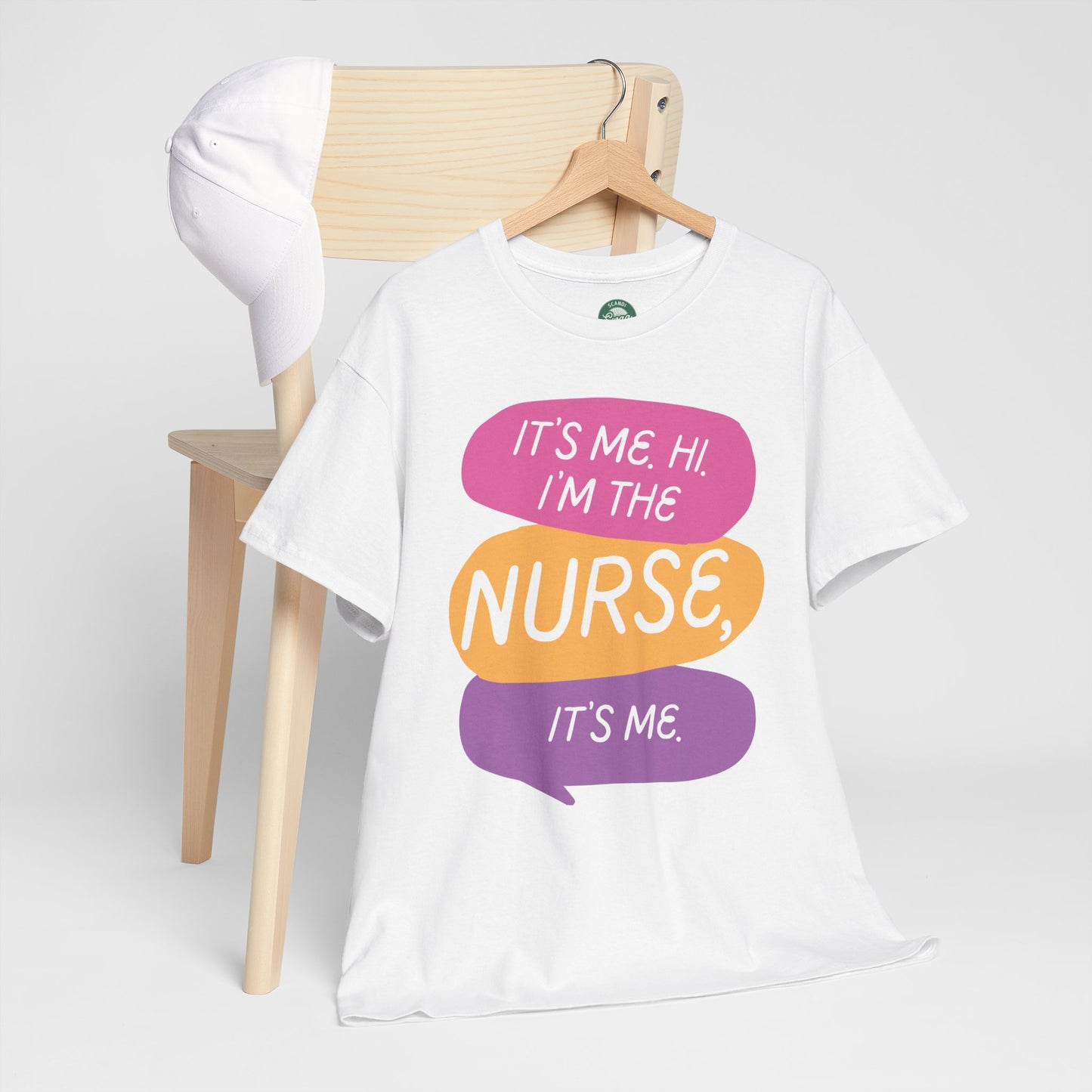 Funny Nurse Tee - It's Me Hi I'm the Nurse, It's Me