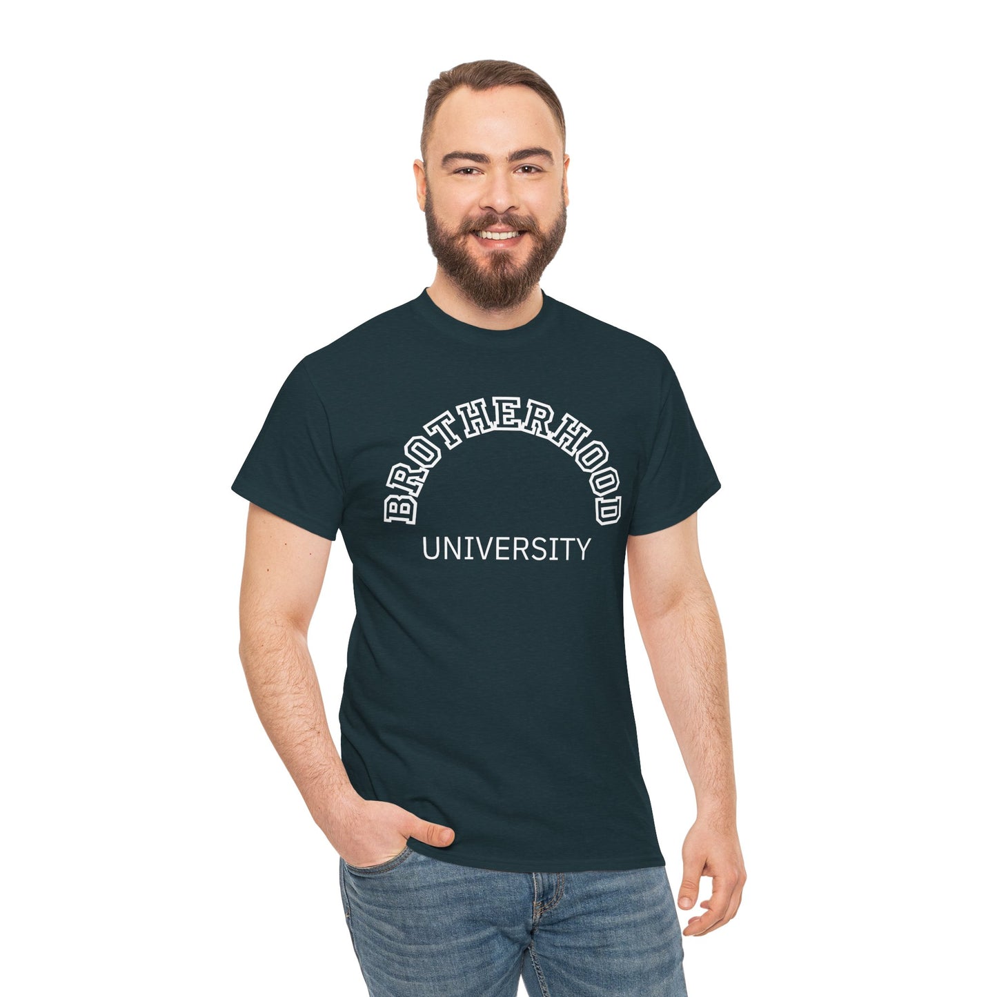 Brotherhood University Tee - Unique Gift for Brother & Pregnancy Announcement