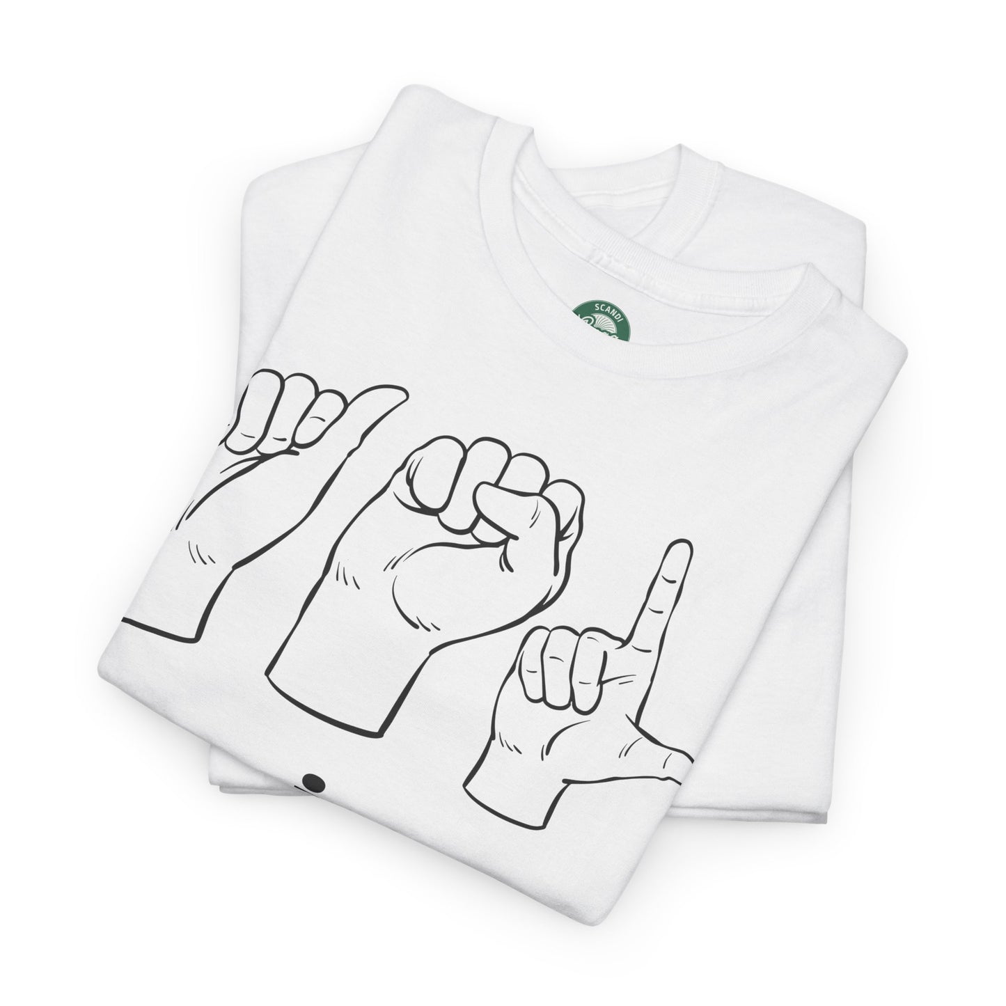ASL Is Cool, Cool Sign Language Tee, Unisex Cotton Shirt, Gift for ASL Lovers, Fun Casual Wear, Communication Awareness