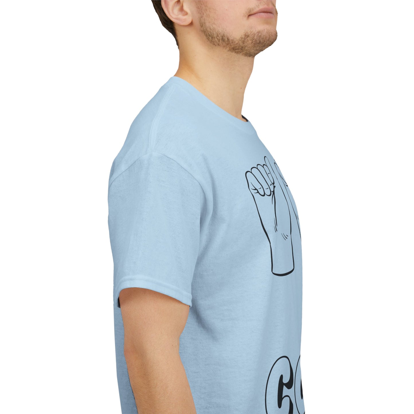 ASL Is Cool, Cool Sign Language Tee, Unisex Cotton Shirt, Gift for ASL Lovers, Fun Casual Wear, Communication Awareness