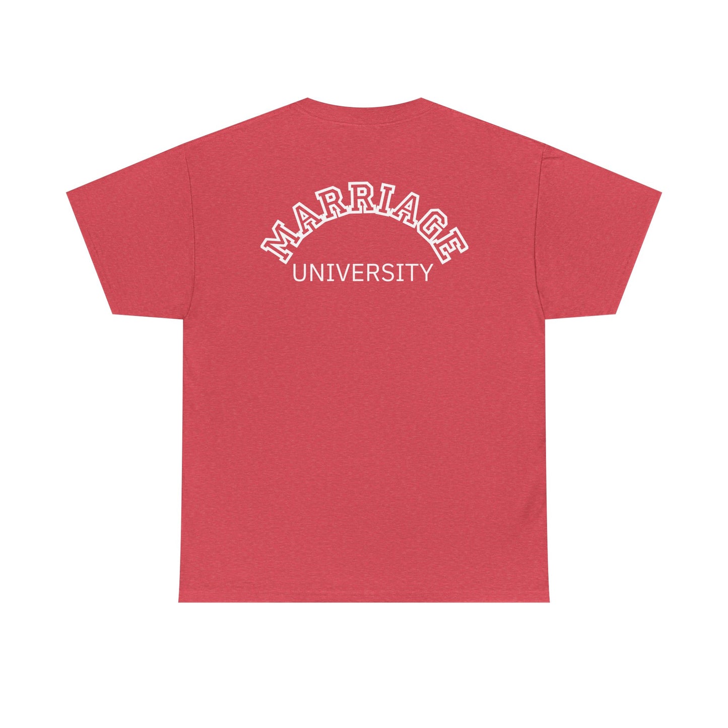 Marriage University Tee - Funny Unisex Cotton Shirt for Couples