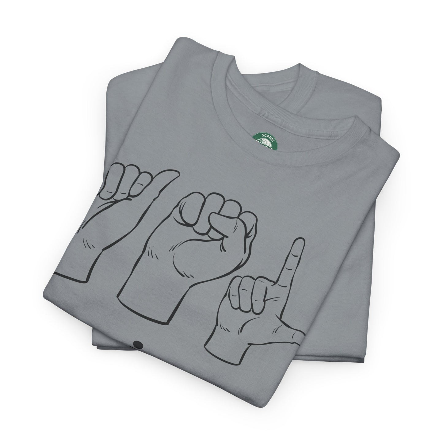 ASL Is Cool, Cool Sign Language Tee, Unisex Cotton Shirt, Gift for ASL Lovers, Fun Casual Wear, Communication Awareness