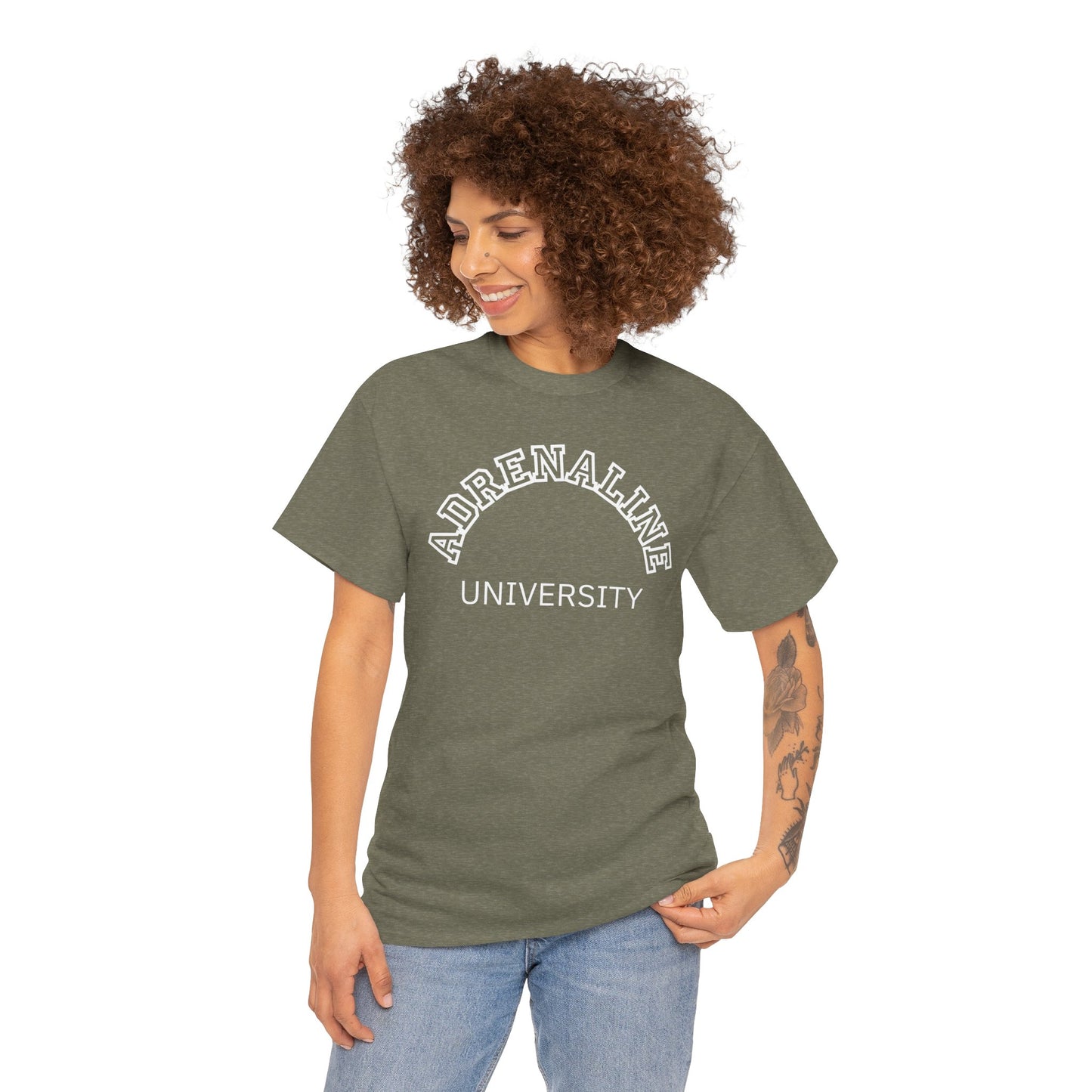 Adrenaline University Tee - Unisex T-Shirt for Adrenaline Seekers and Junkies