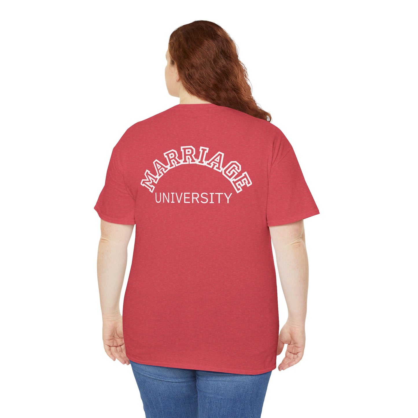 Marriage University Tee - Funny Unisex Cotton Shirt for Couples