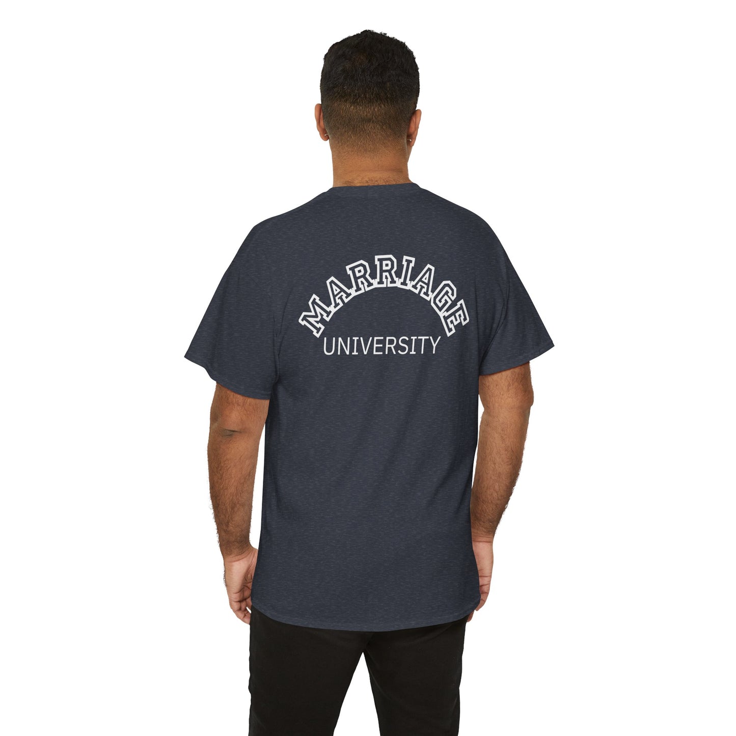 Marriage University Tee - Funny Unisex Cotton Shirt for Couples
