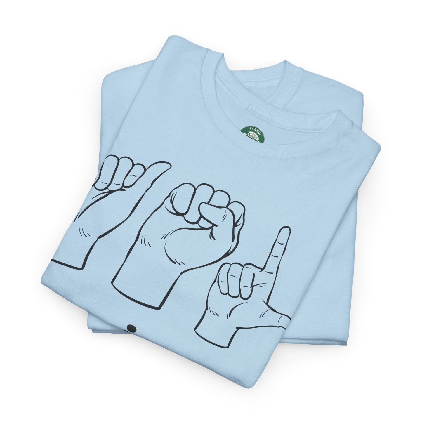 ASL Is Cool, Cool Sign Language Tee, Unisex Cotton Shirt, Gift for ASL Lovers, Fun Casual Wear, Communication Awareness