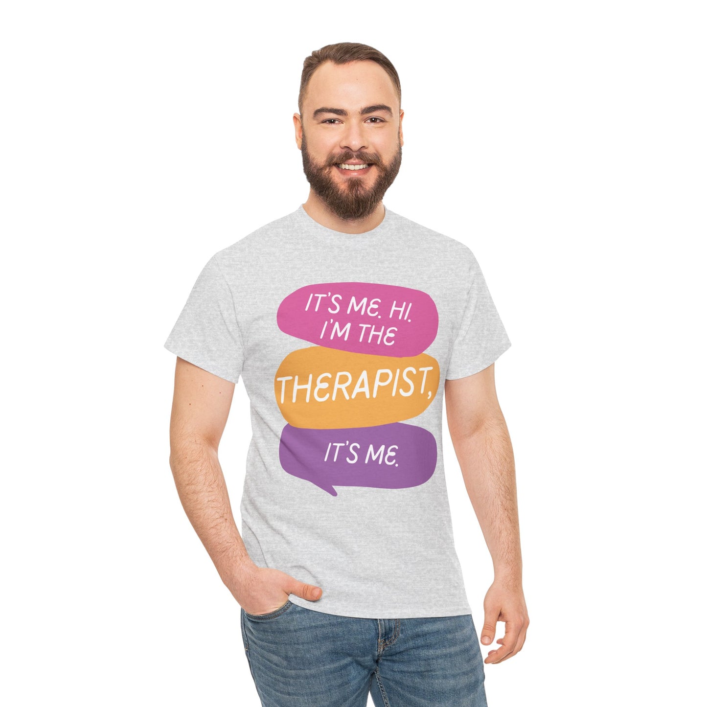 Therapist Funny Tee, It's Me Hi I'm the Therapist It's Me T-shirt