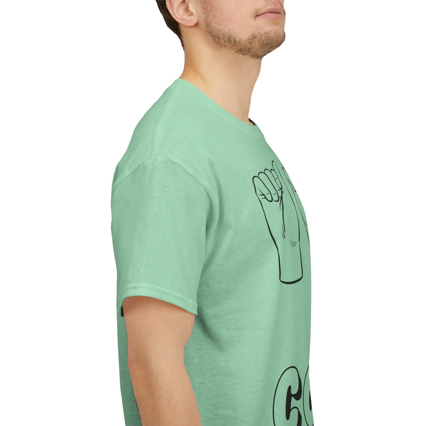ASL Is Cool, Cool Sign Language Tee, Unisex Cotton Shirt, Gift for ASL Lovers, Fun Casual Wear, Communication Awareness