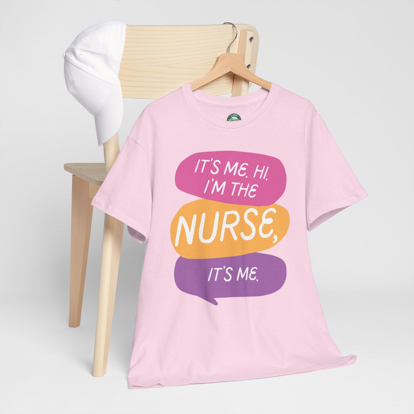 Funny Nurse Tee - It's Me Hi I'm the Nurse, It's Me