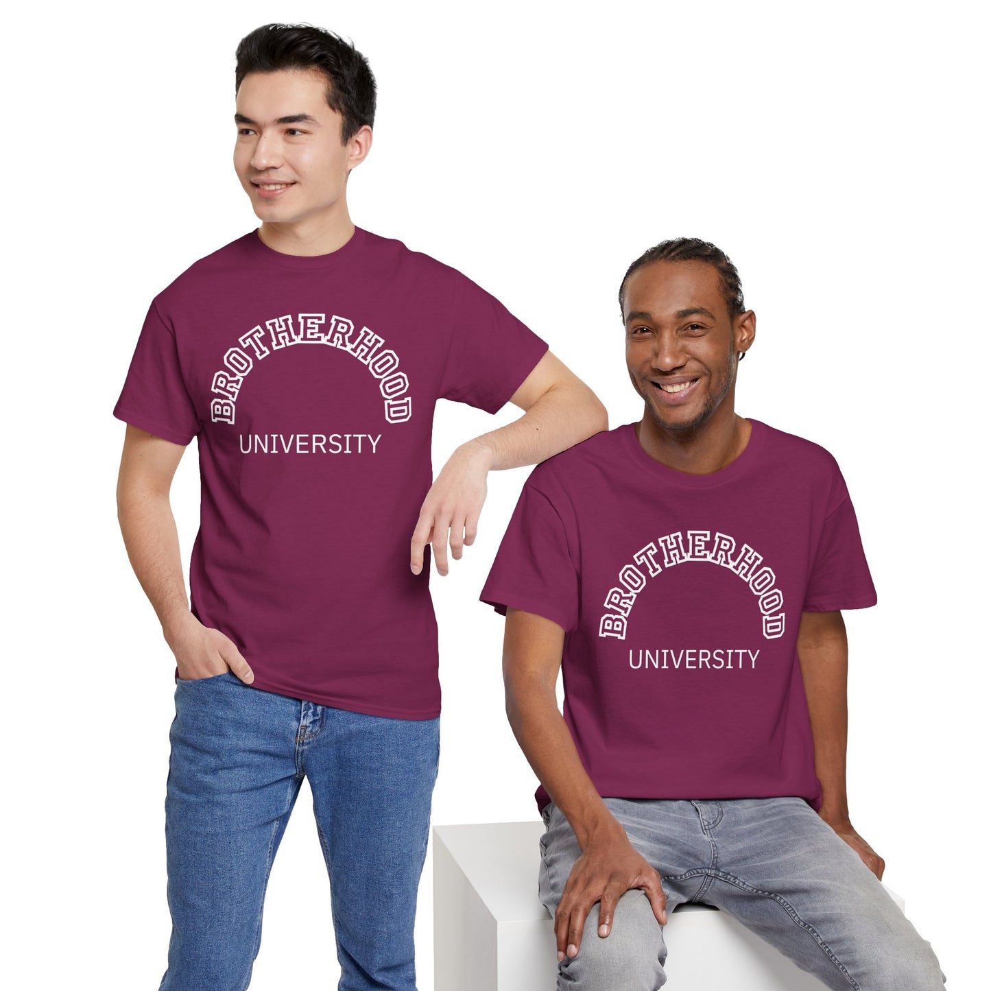 Brotherhood University Tee - Unique Gift for Brother & Pregnancy Announcement