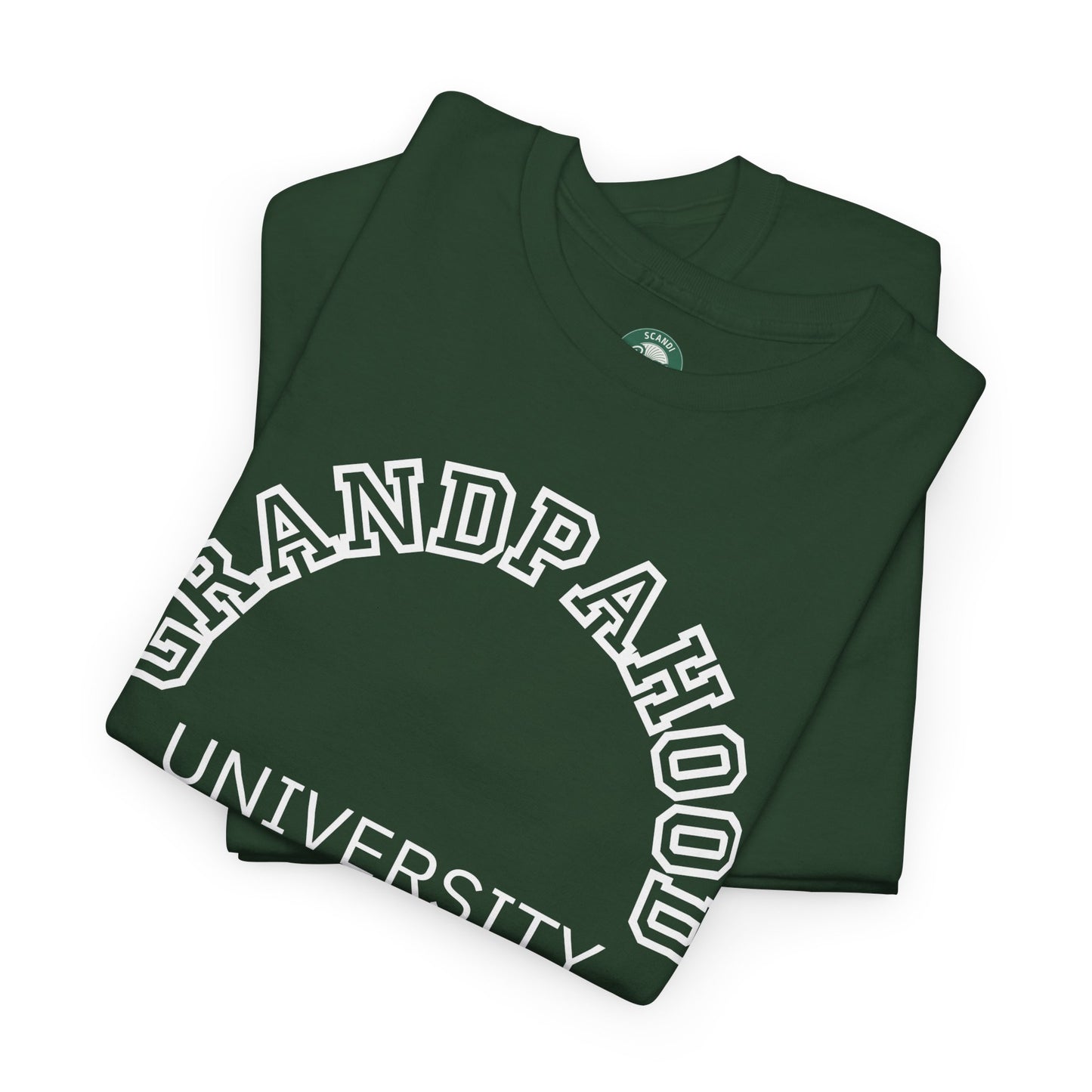 Grandpahood University T-Shirt Gift Announcement Pregnancy Grandpa Tee