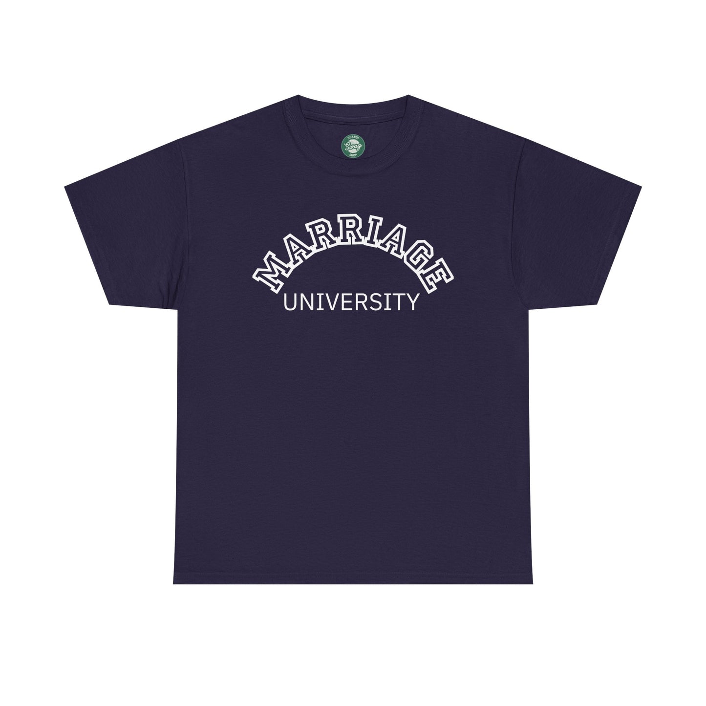Marriage University Tee - Funny Unisex Cotton Shirt for Couples