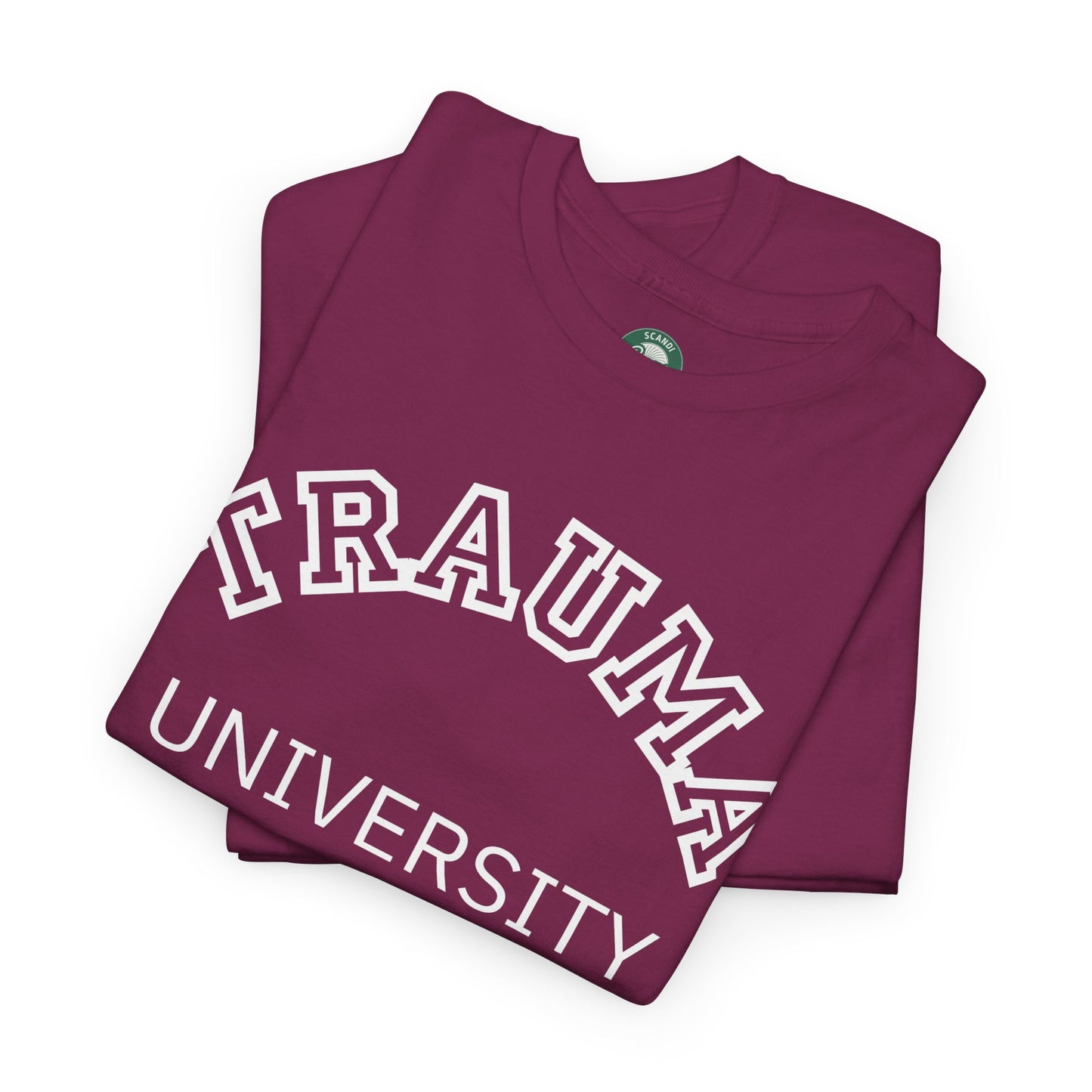 Trauma University Unisex Cotton Tee - Therapy T-shirt, Unique Gift For Therapists, Therapy Shirt, Therapist Gift