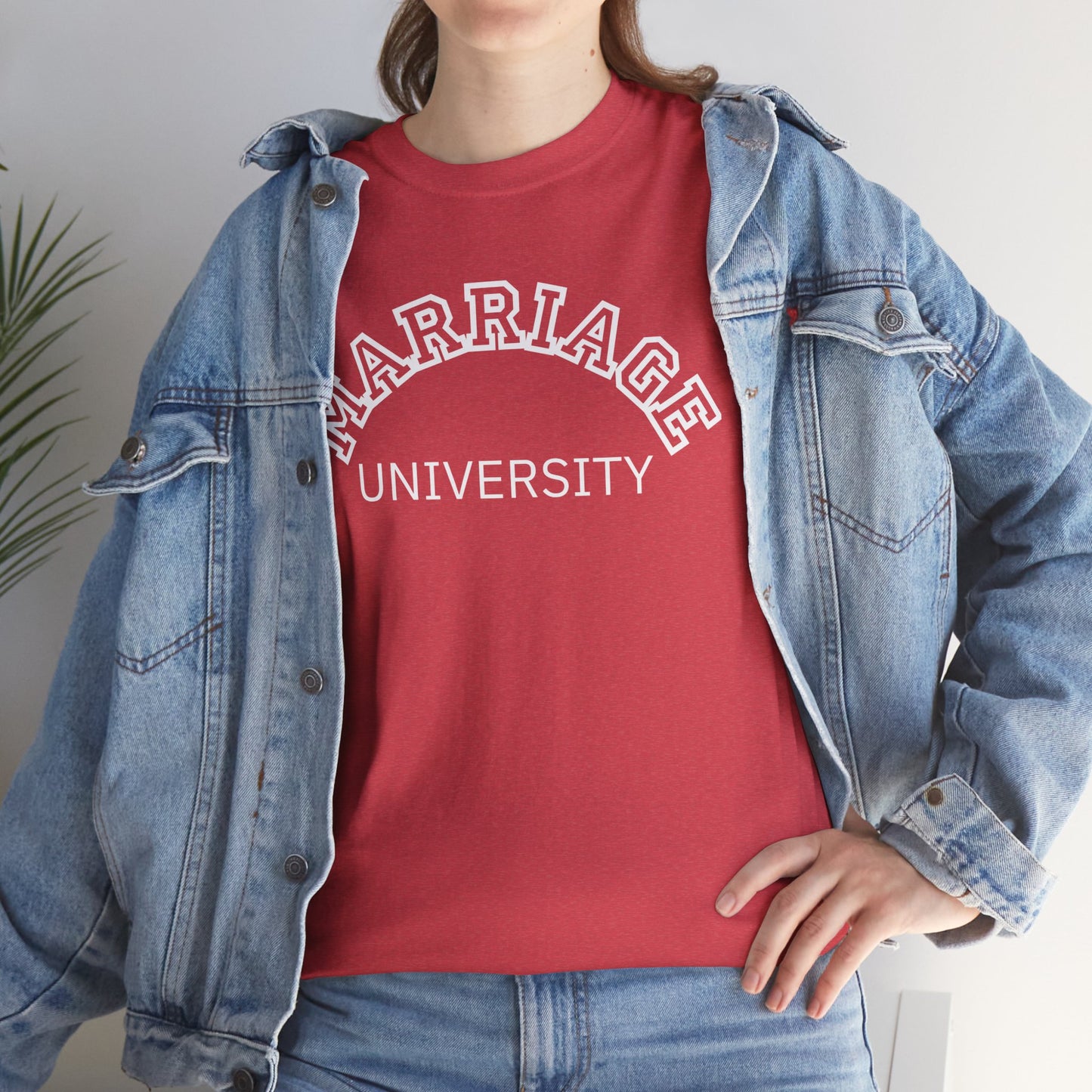 Marriage University Tee - Funny Unisex Cotton Shirt for Couples