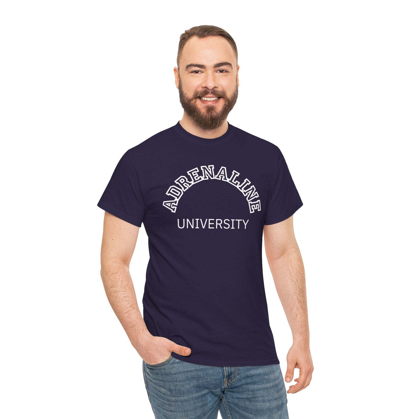 Adrenaline University Tee - Unisex T-Shirt for Adrenaline Seekers and Junkies