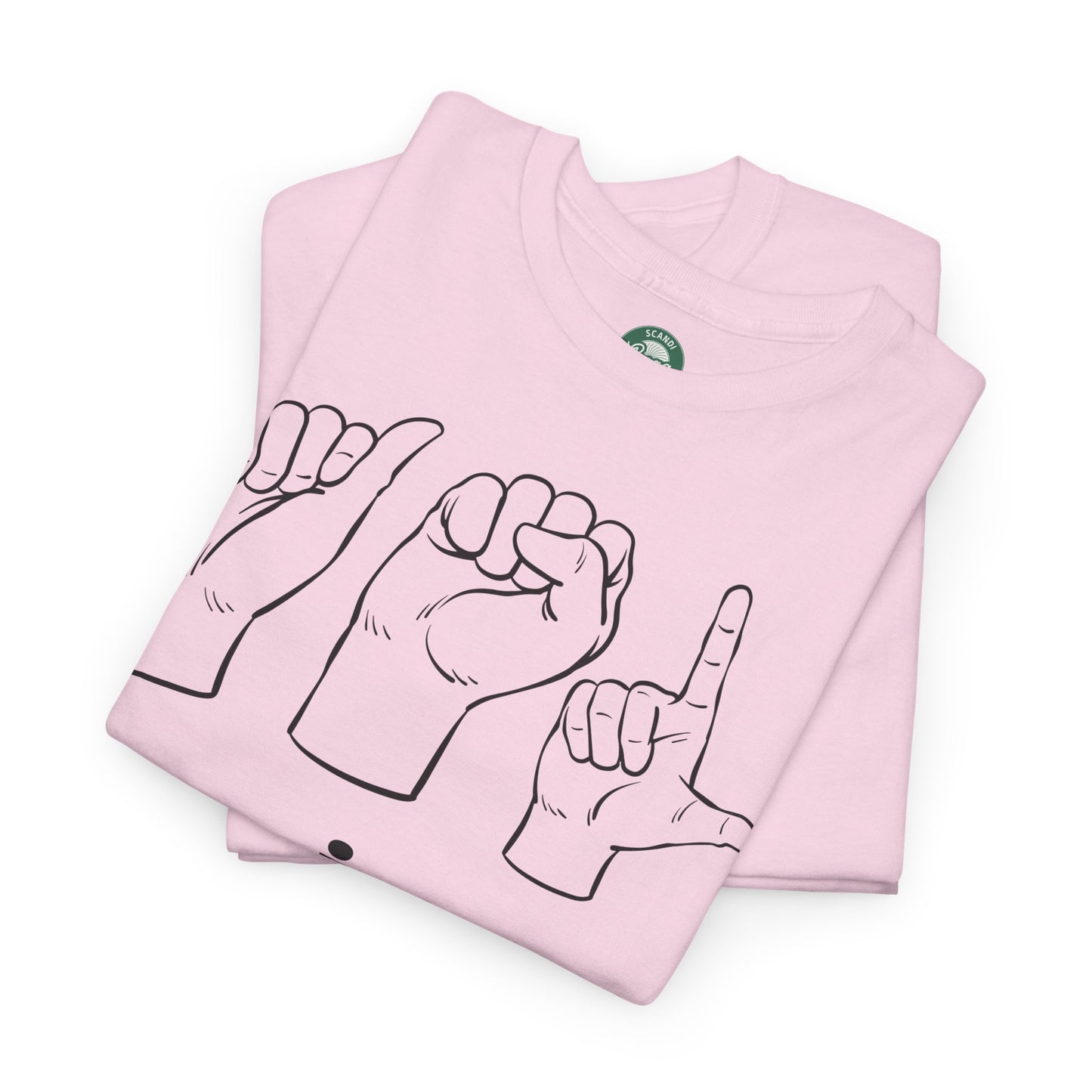 ASL Is Cool, Cool Sign Language Tee, Unisex Cotton Shirt, Gift for ASL Lovers, Fun Casual Wear, Communication Awareness