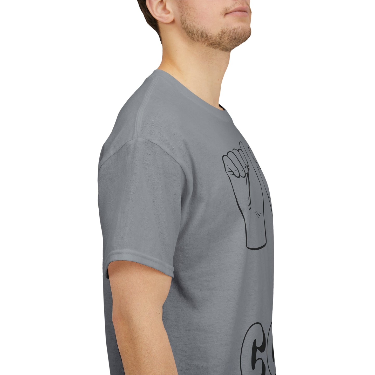 ASL Is Cool, Cool Sign Language Tee, Unisex Cotton Shirt, Gift for ASL Lovers, Fun Casual Wear, Communication Awareness