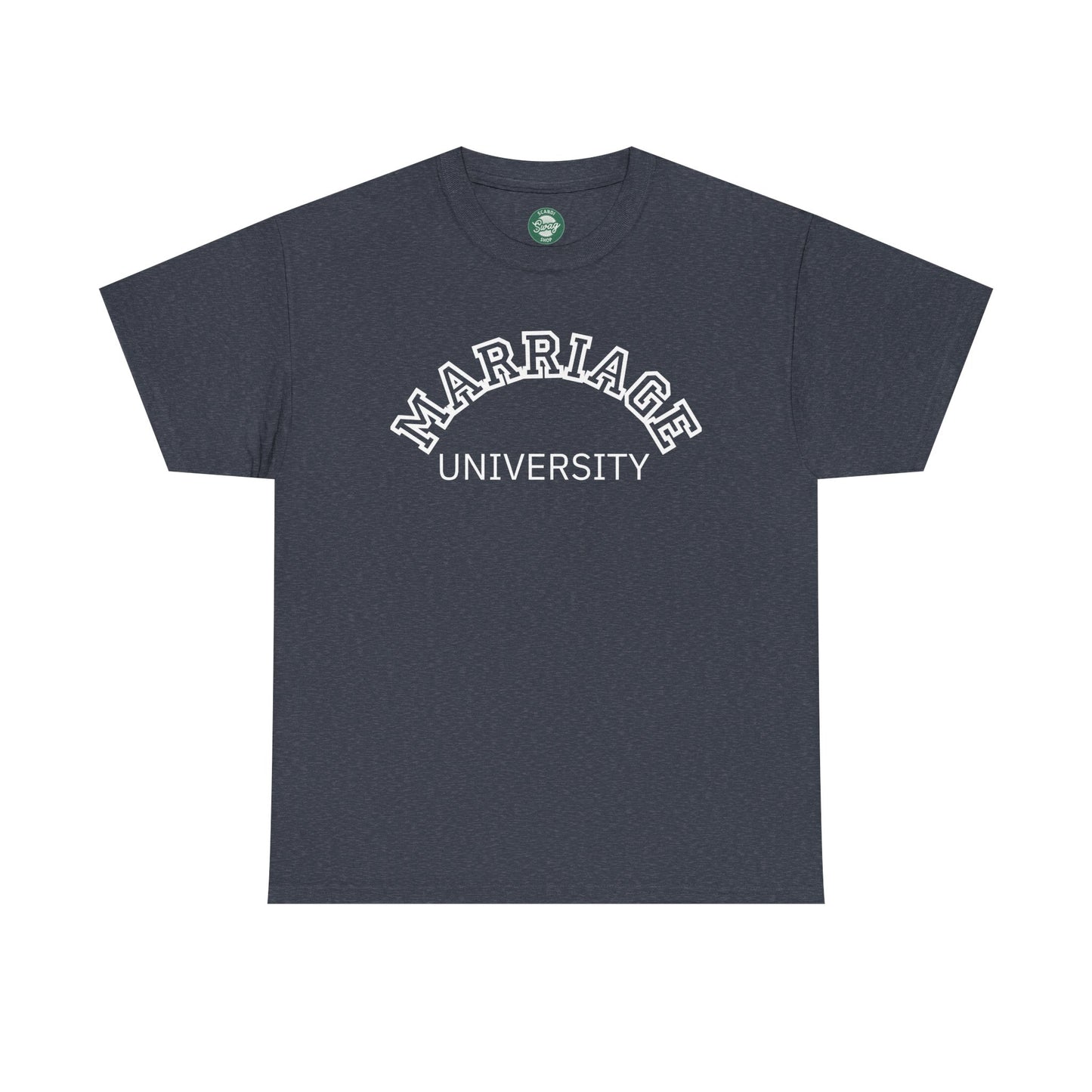 Marriage University Tee - Funny Unisex Cotton Shirt for Couples