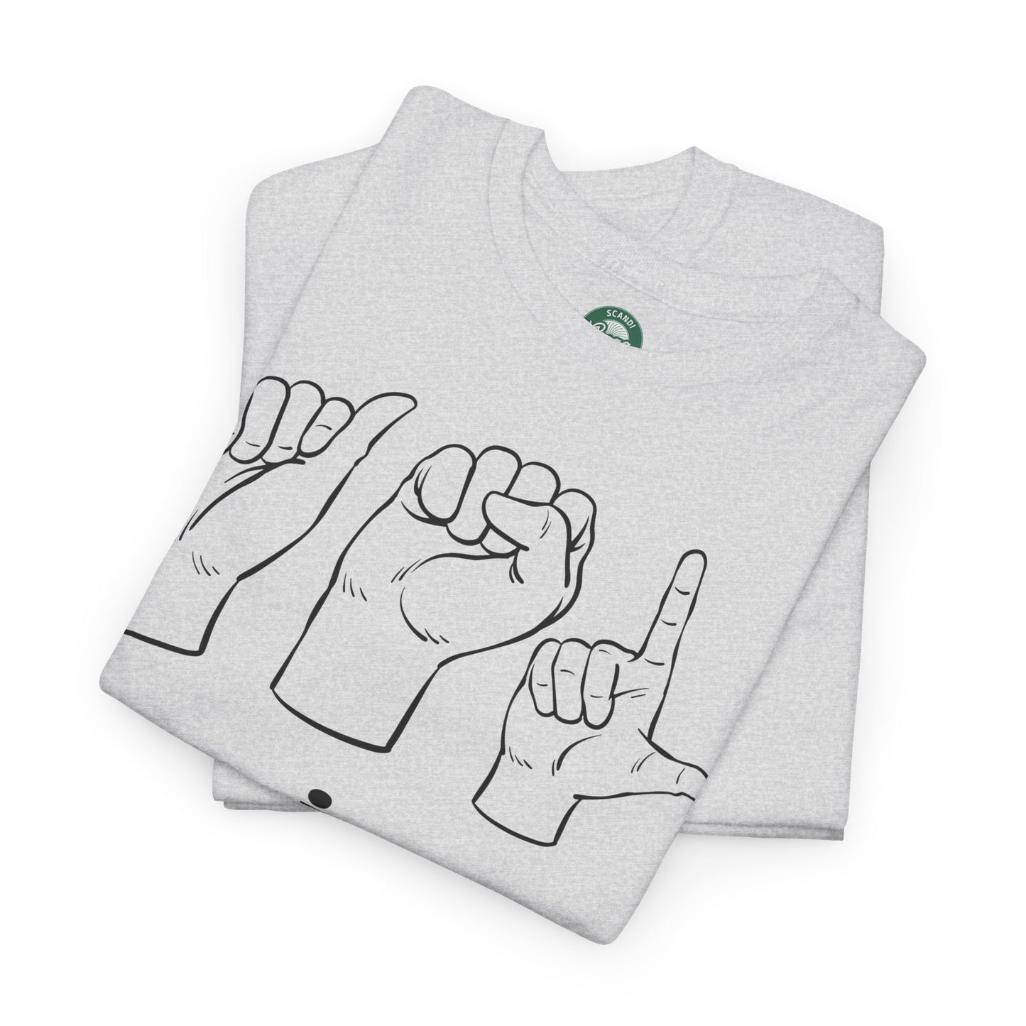 ASL Is Cool, Cool Sign Language Tee, Unisex Cotton Shirt, Gift for ASL Lovers, Fun Casual Wear, Communication Awareness
