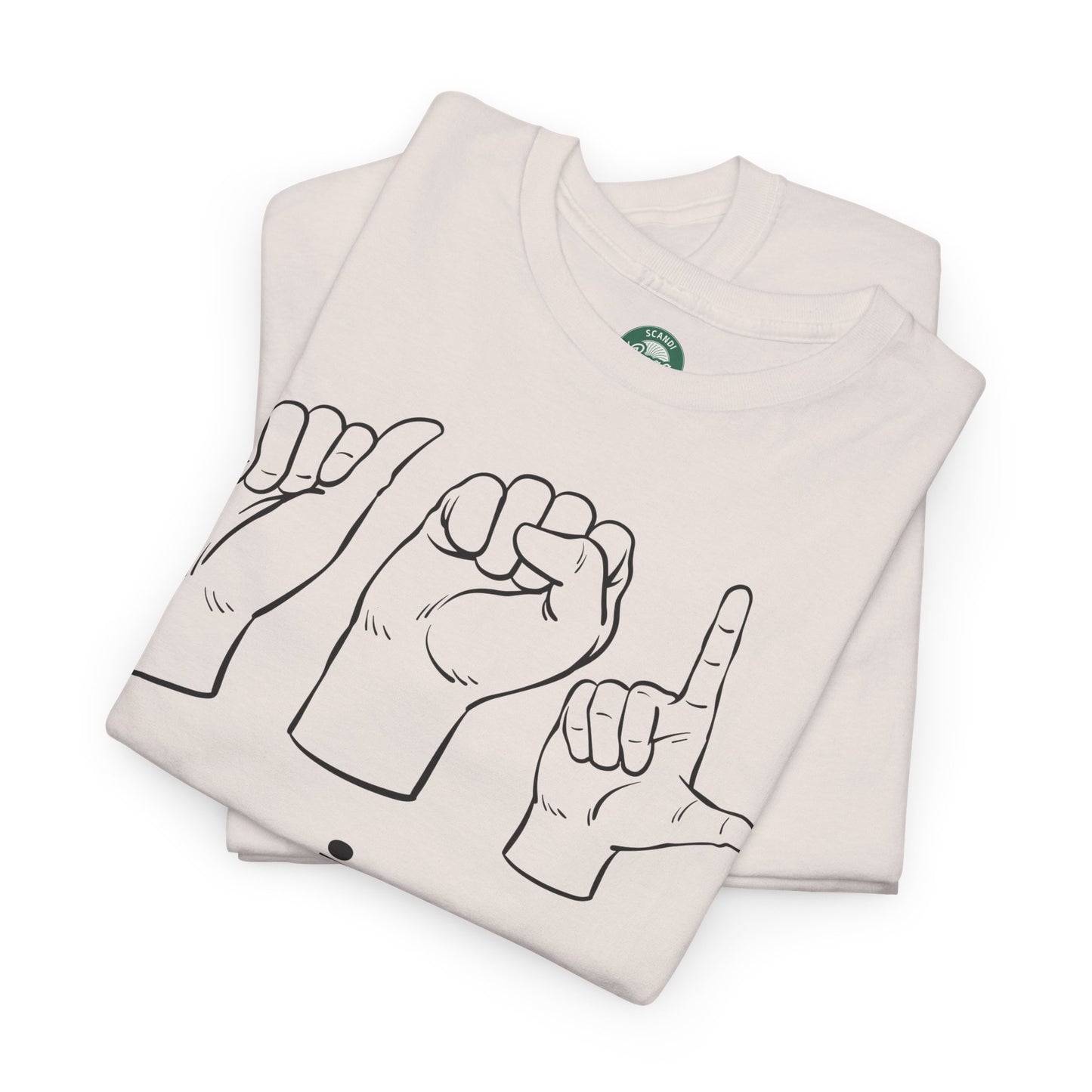 ASL Is Cool, Cool Sign Language Tee, Unisex Cotton Shirt, Gift for ASL Lovers, Fun Casual Wear, Communication Awareness
