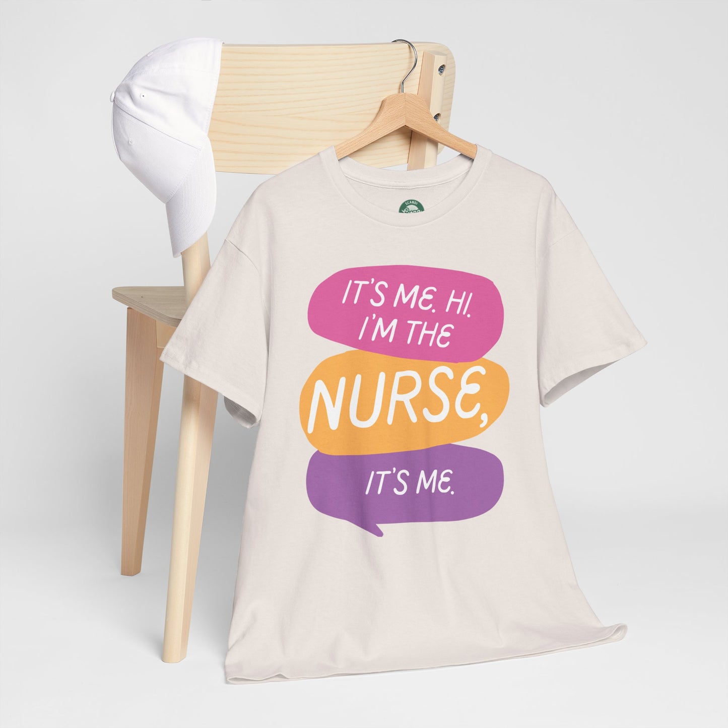 Funny Nurse Tee - It's Me Hi I'm the Nurse, It's Me