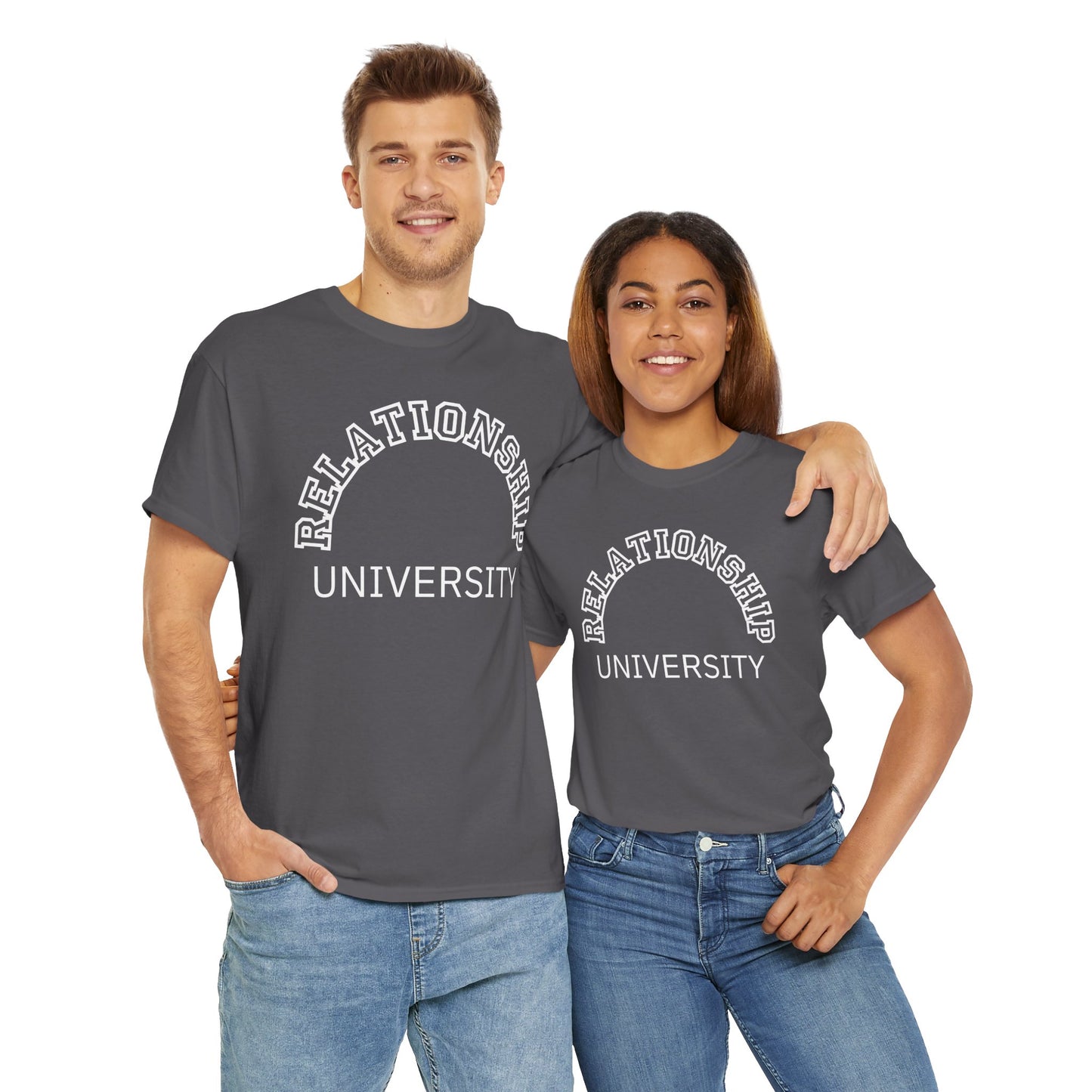Relationship University Tee - Funny Unisex Cotton Shirt for Couples